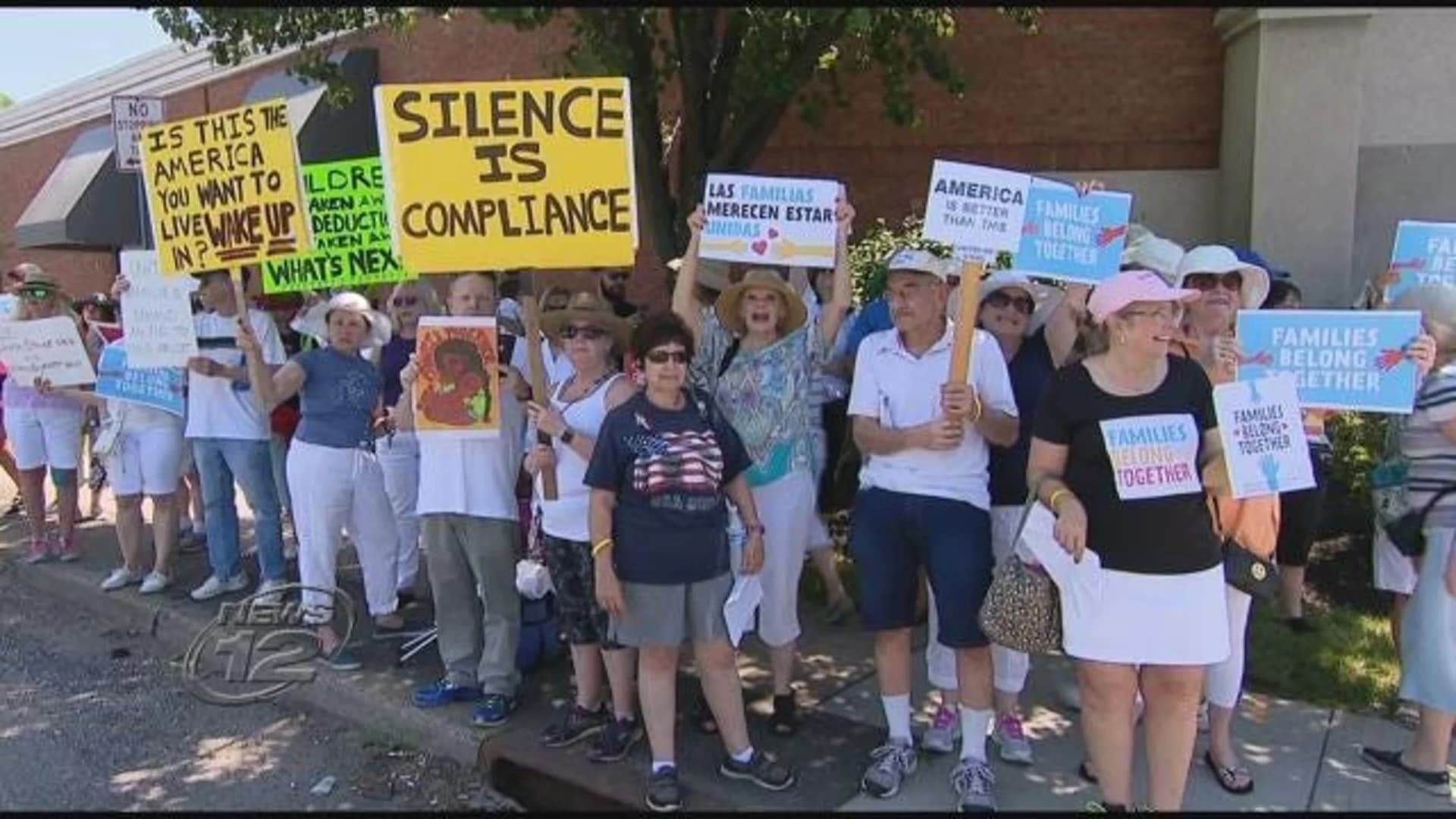 Long Islanders take part in protests over immigration policies