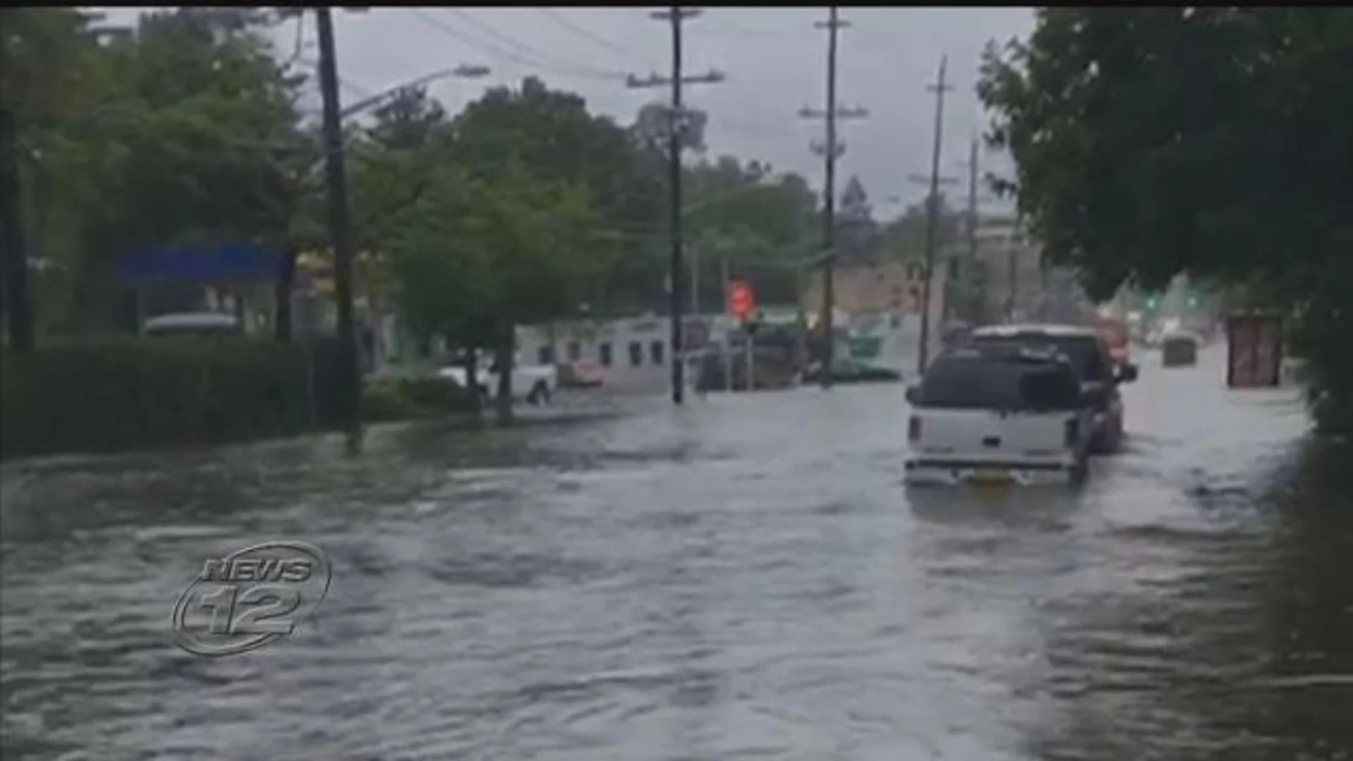 Heavy rains pound LI, cause street flooding