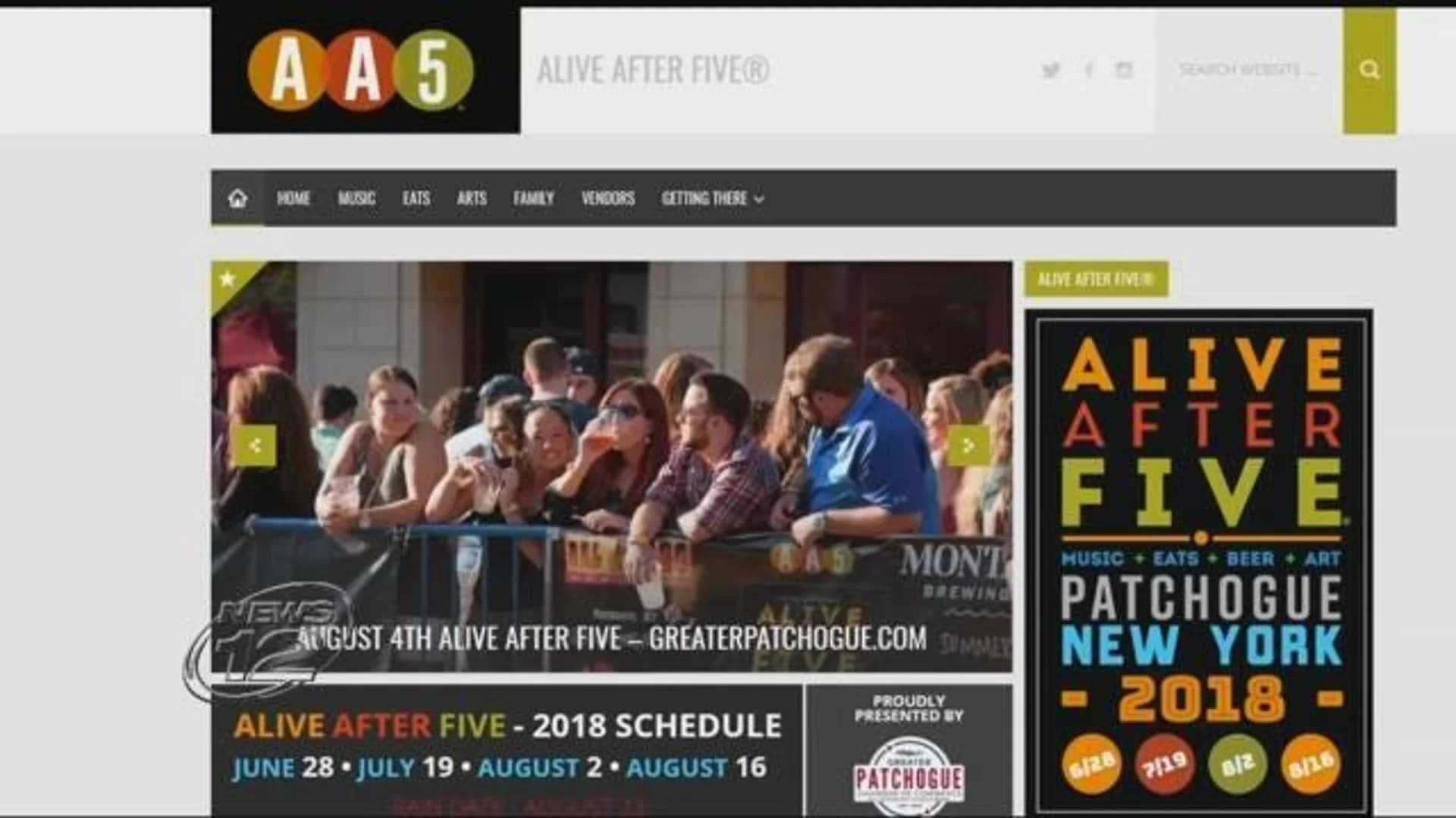 First Alive After Five of season in Patchogue canceled due to weather