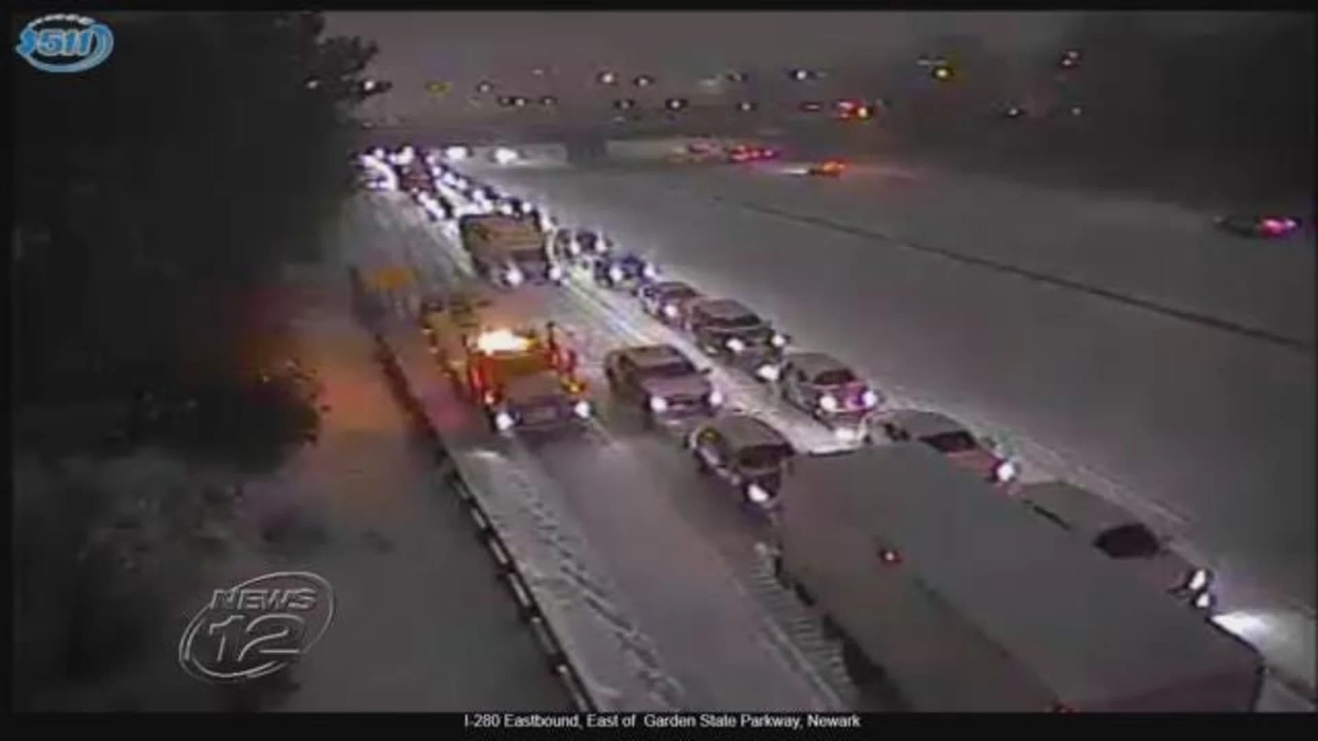 Absolute chaos: Snowstorm causes gridlock around New Jersey