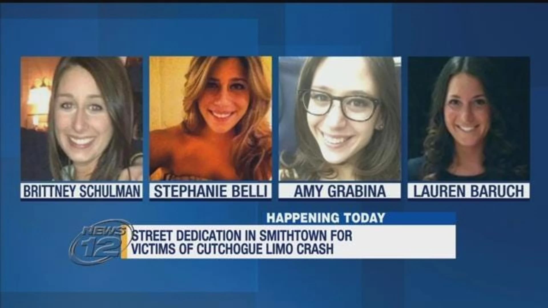 Suffolk street renamed to honor limo crash victims