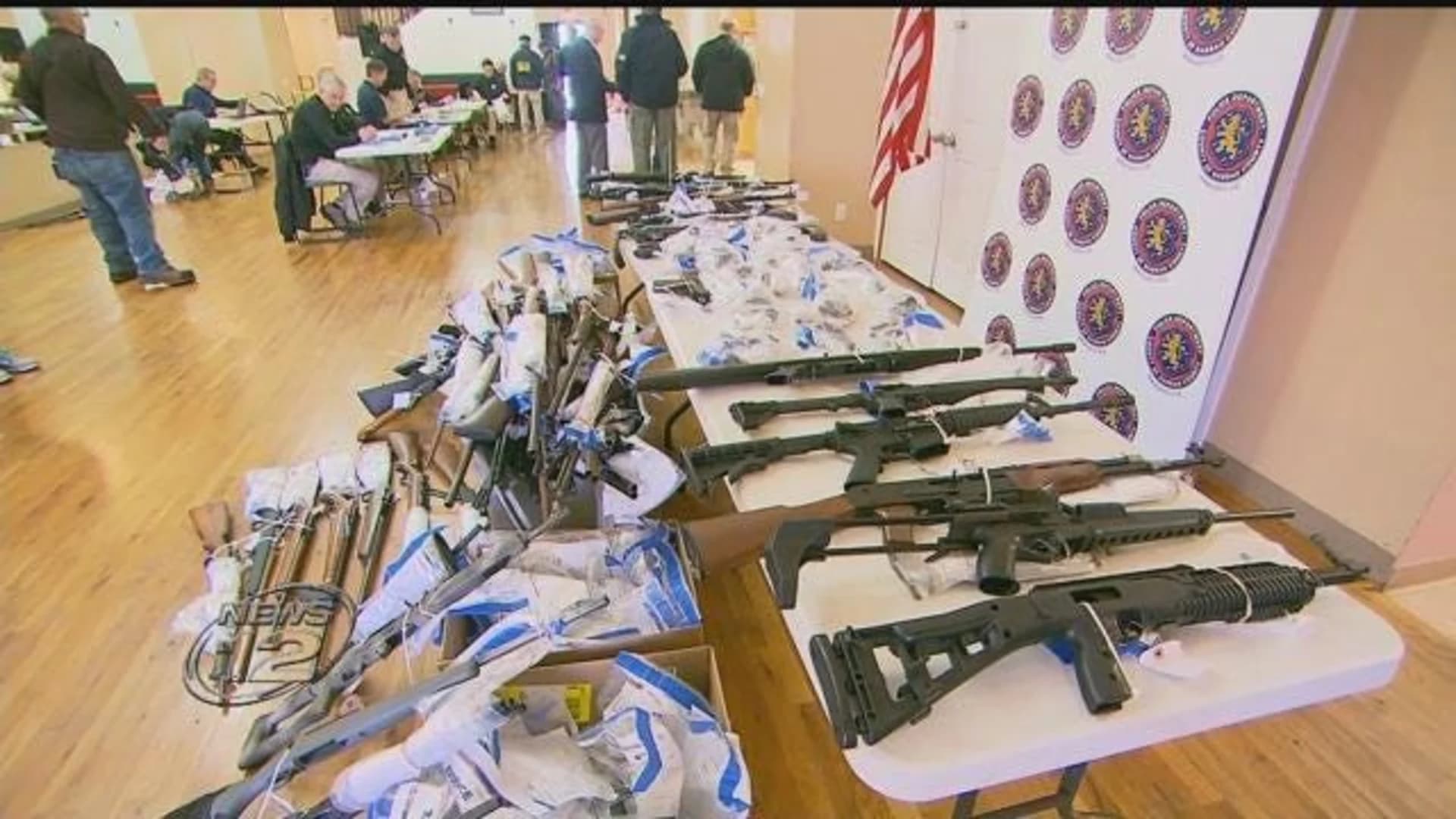 Executive Curran: Gun buyback yields hundreds of weapons