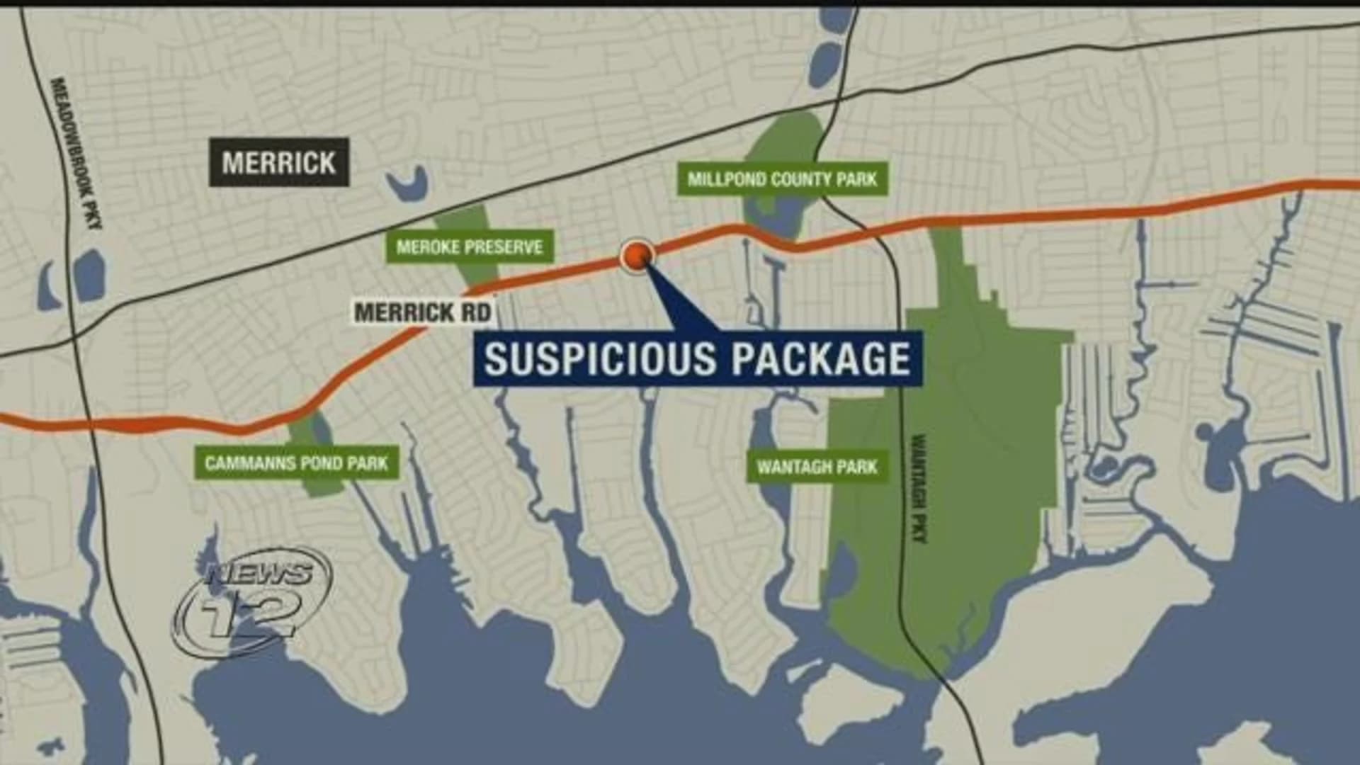 NCPD: Suspicious package found in Bellmore was empty bag