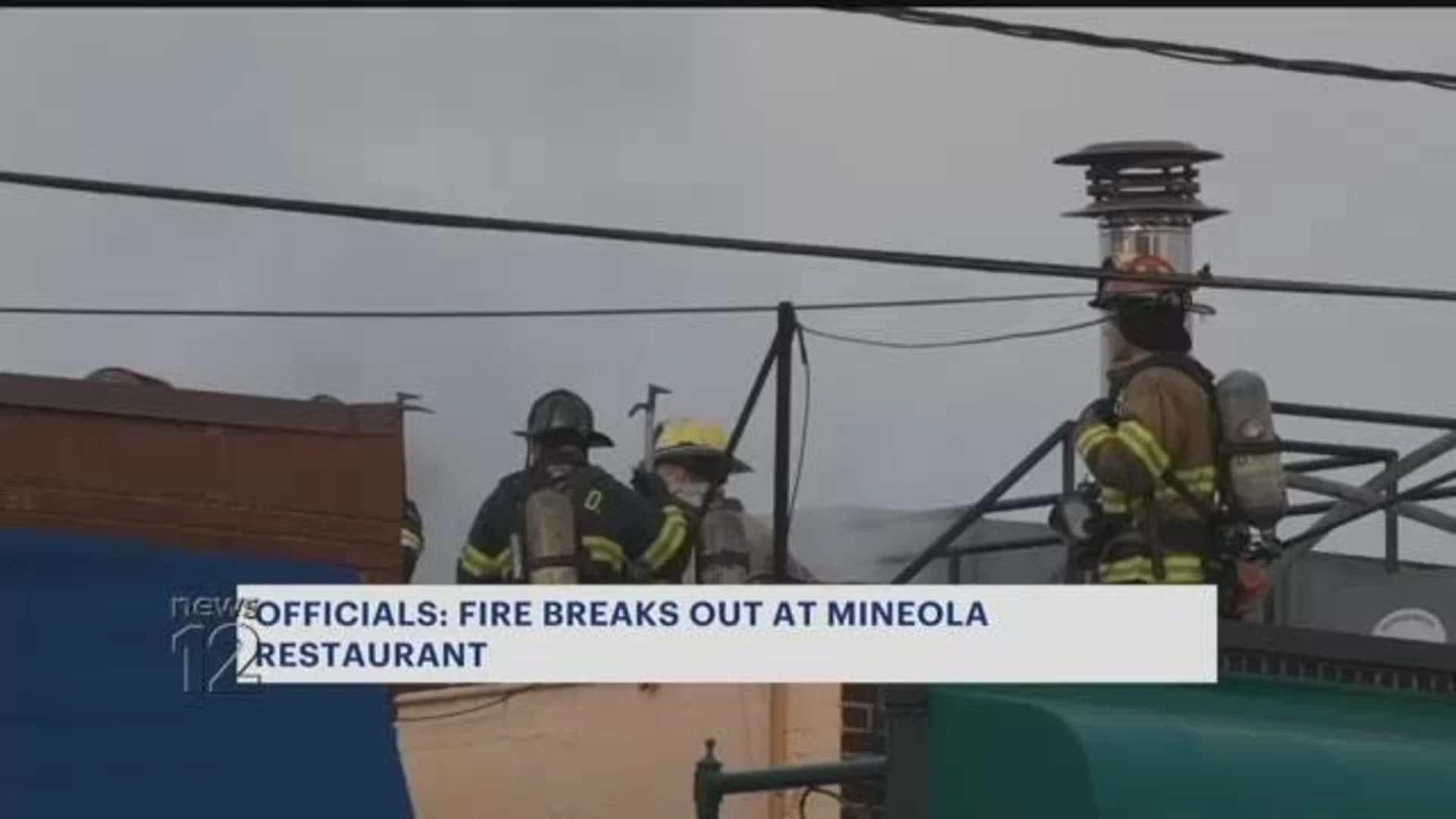 Crews battle fire at Mineola restaurant