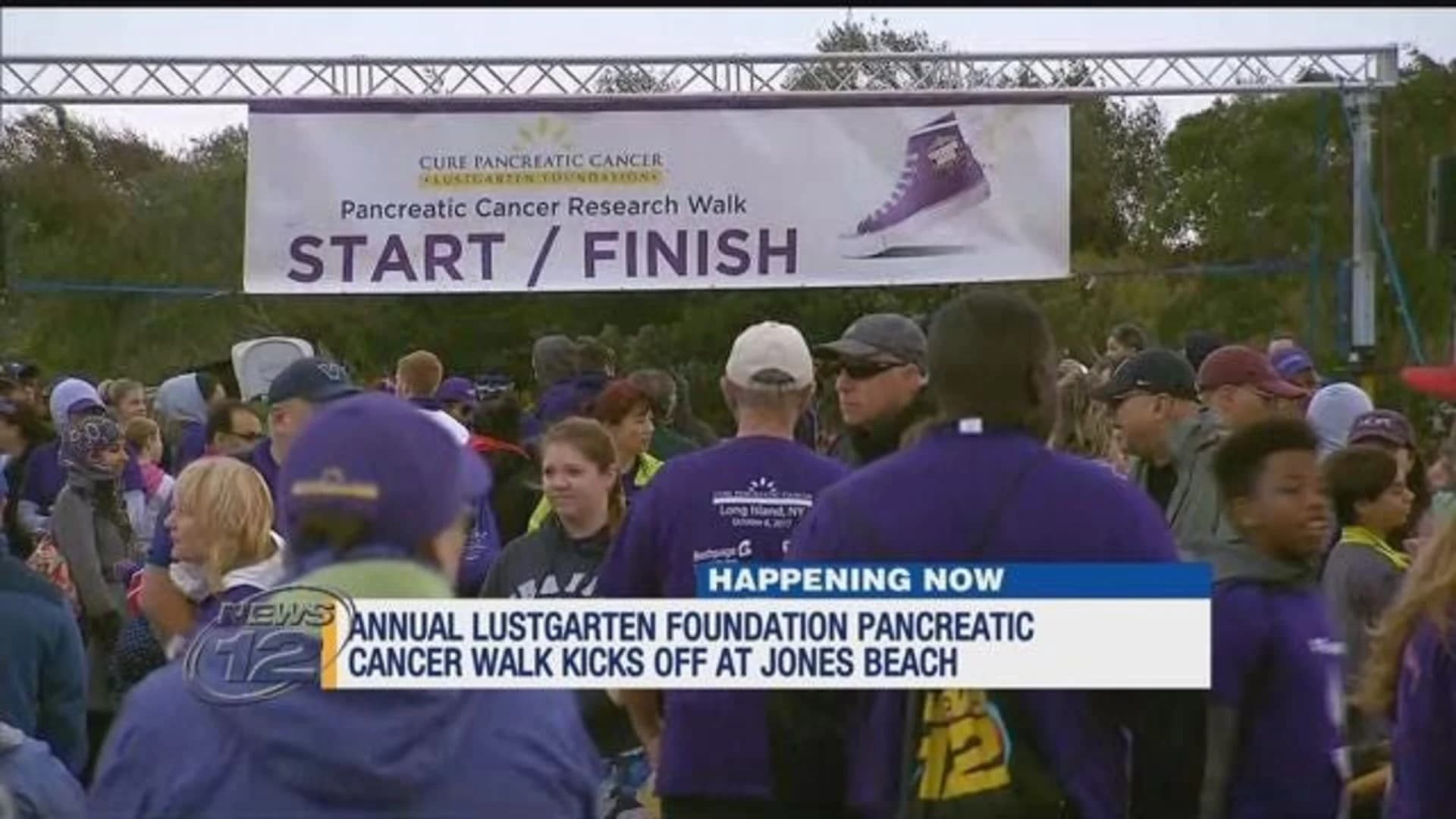 Thousands walk at Jones Beach to fight pancreatic cancer