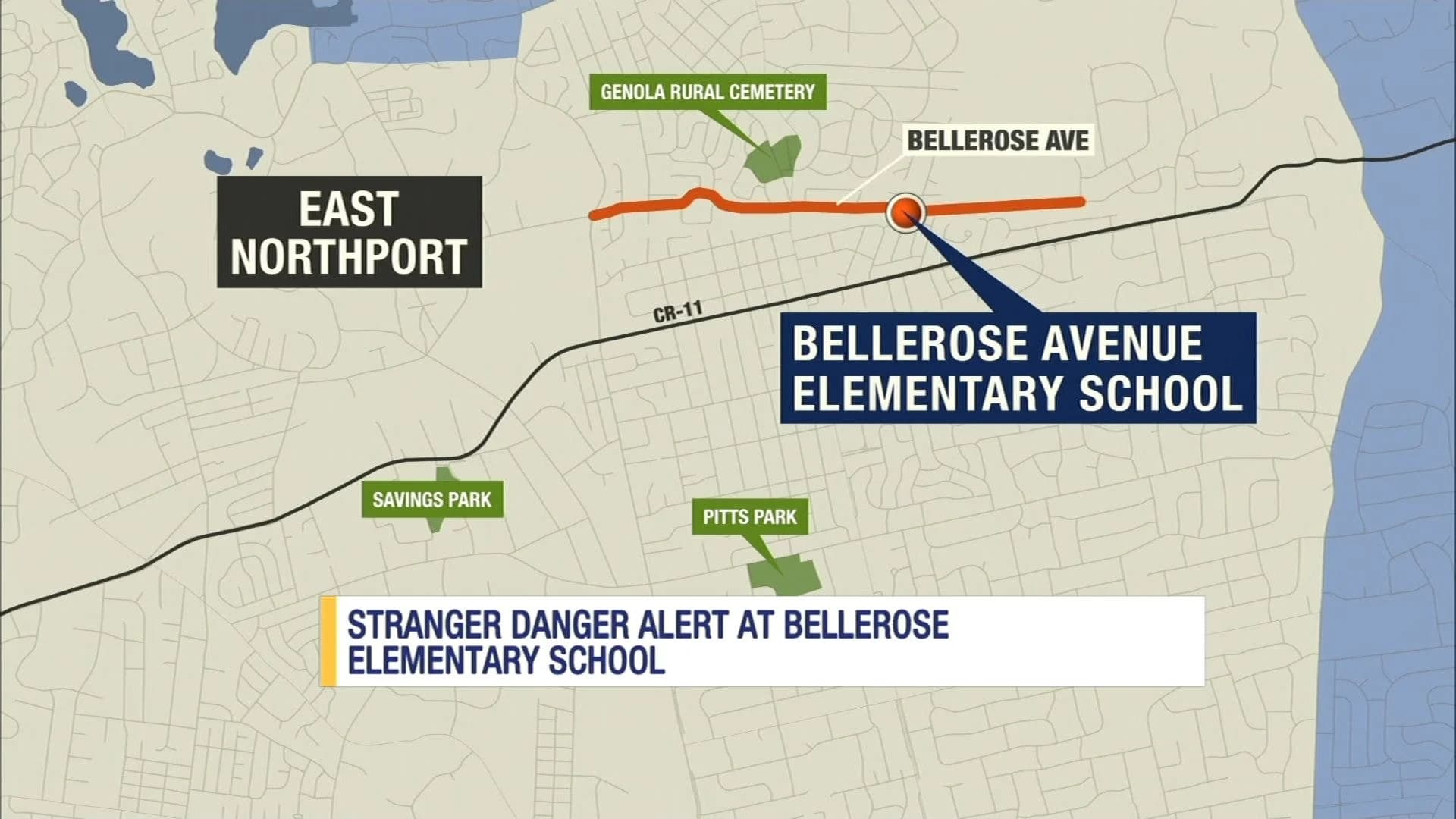 Stranger danger alert sent to parents in East Northport