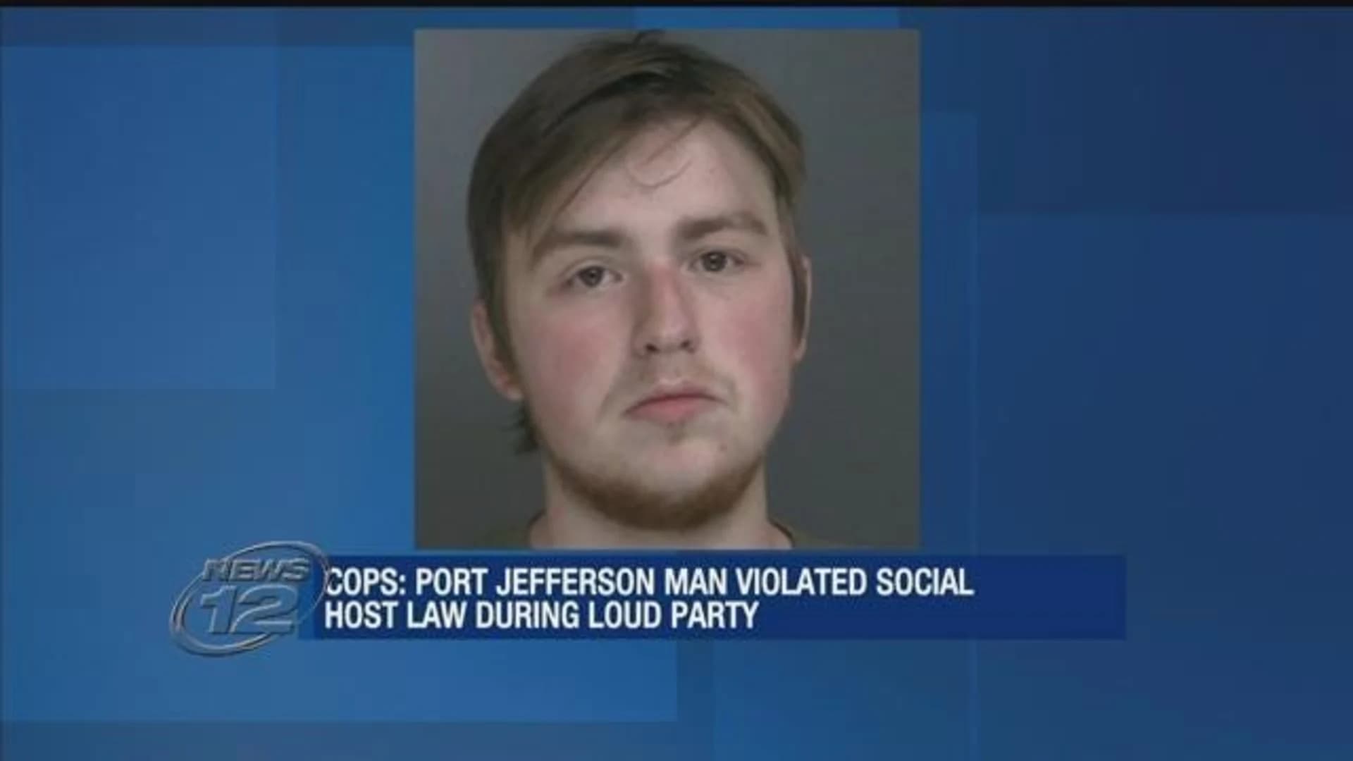Port Jeff man charged after alleged underage drinking party