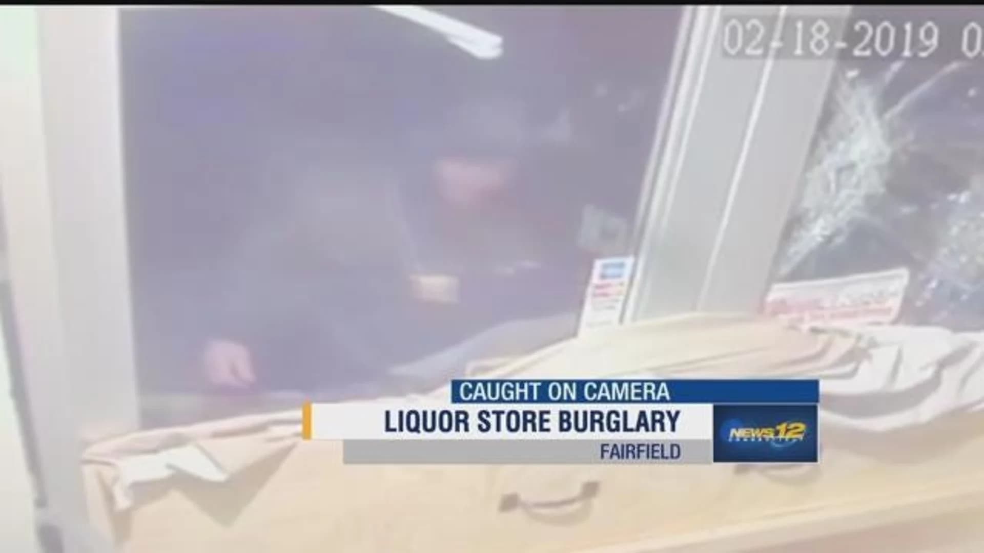 Smash-and-grab burglary at Fairfield liquor store caught on camera