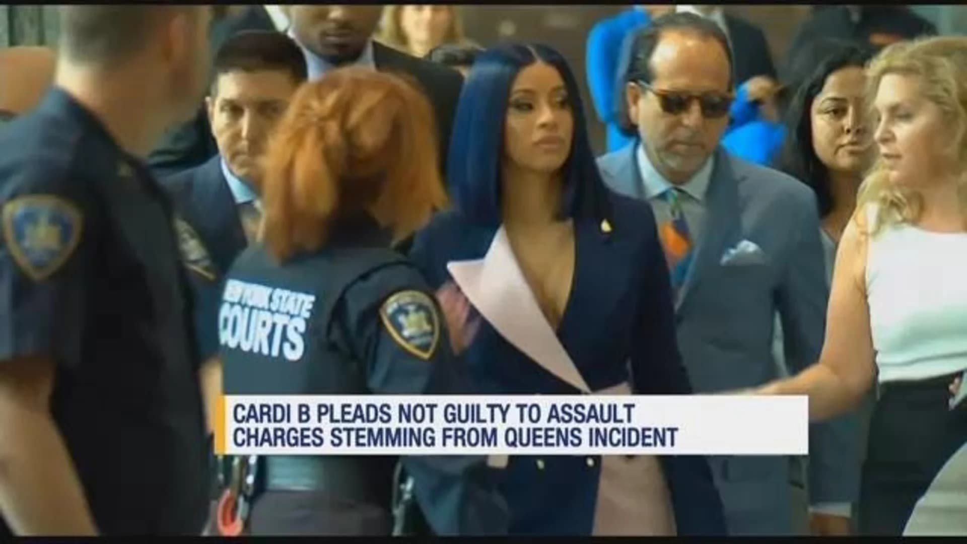 Cardi B pleads not guilty to new charges in strip club brawl
