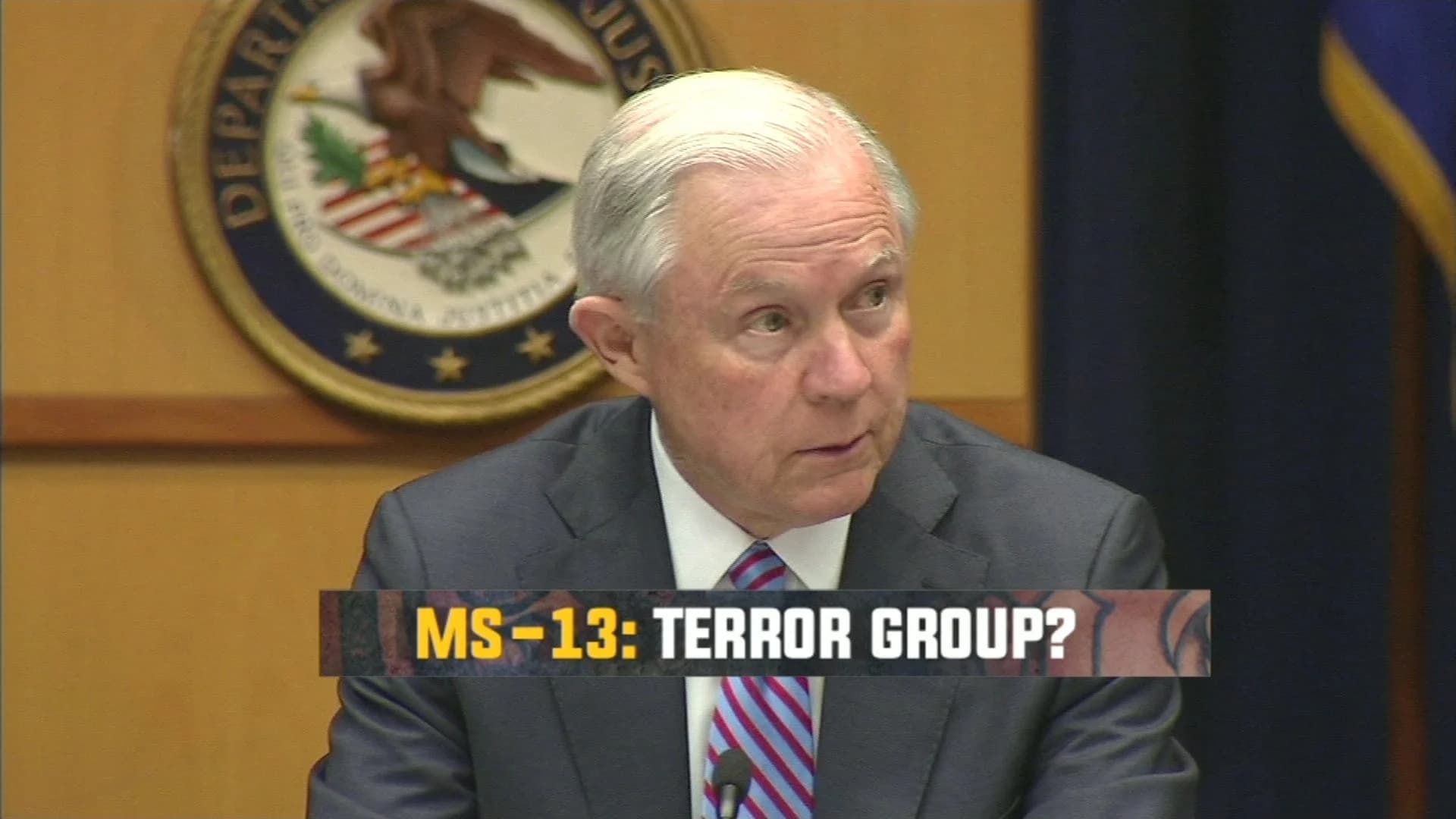 AG Sessions: MS-13 could qualify as foreign terror group