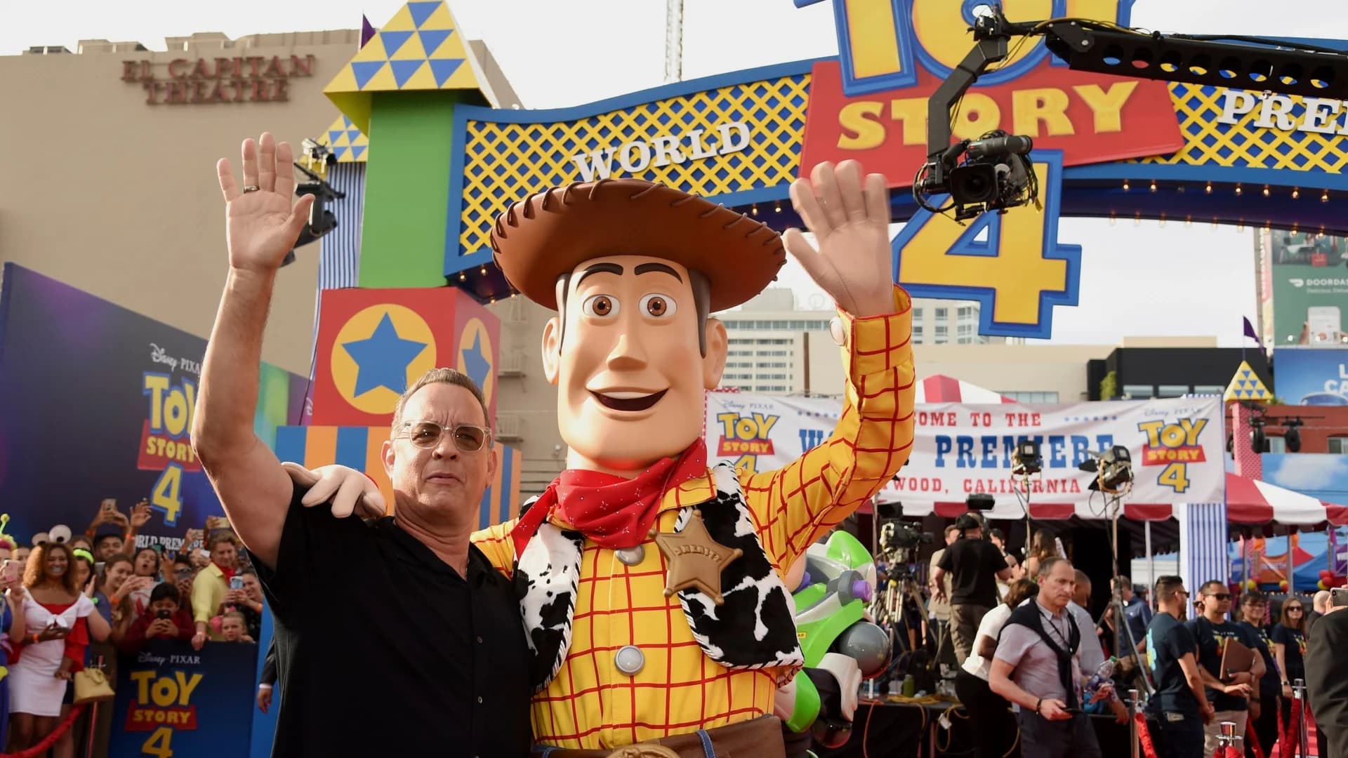 Celebrities at the 'Toy Story 4' premiere