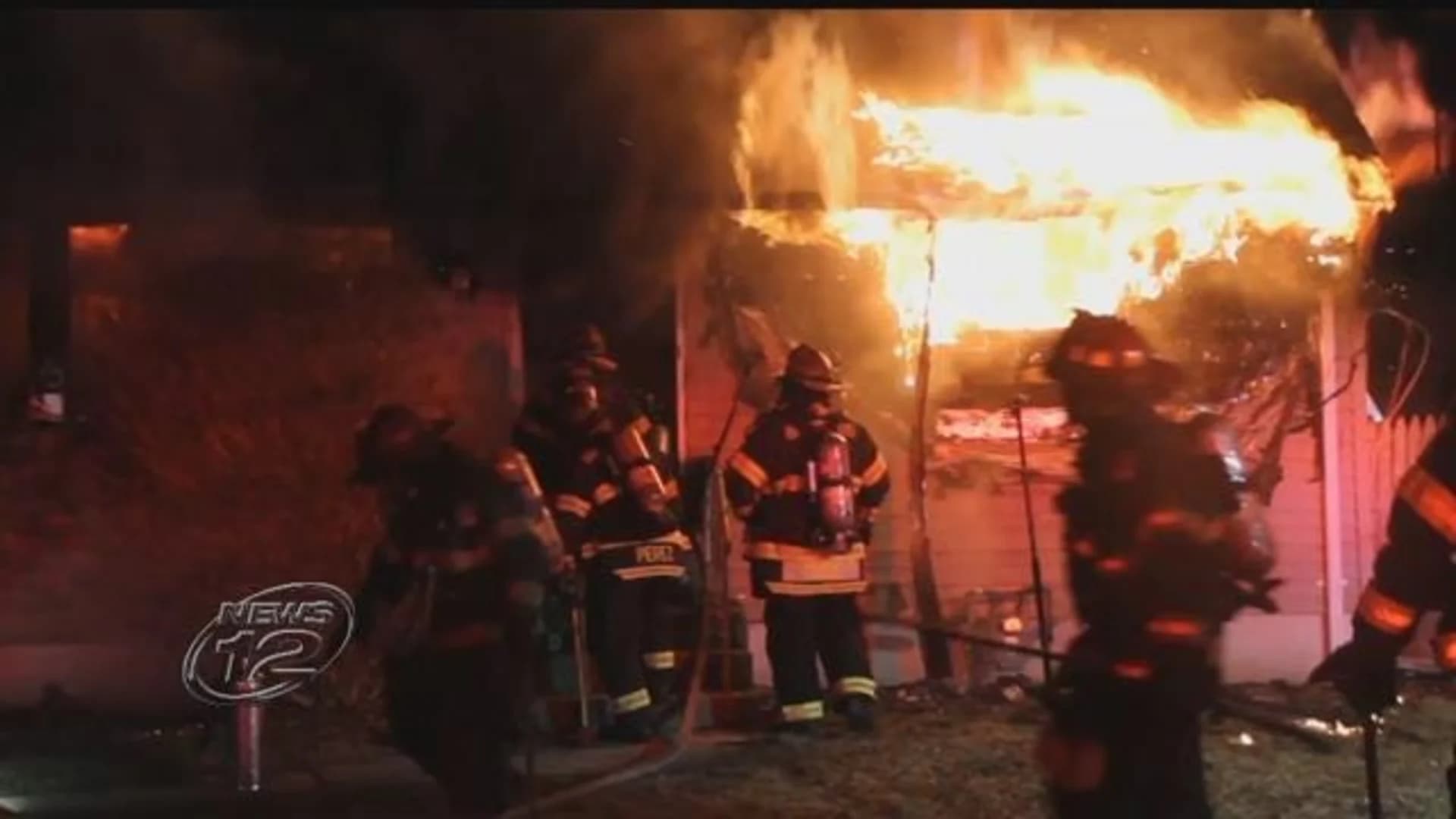 Officials: Firefighter injured while battling Bay Shore house fire