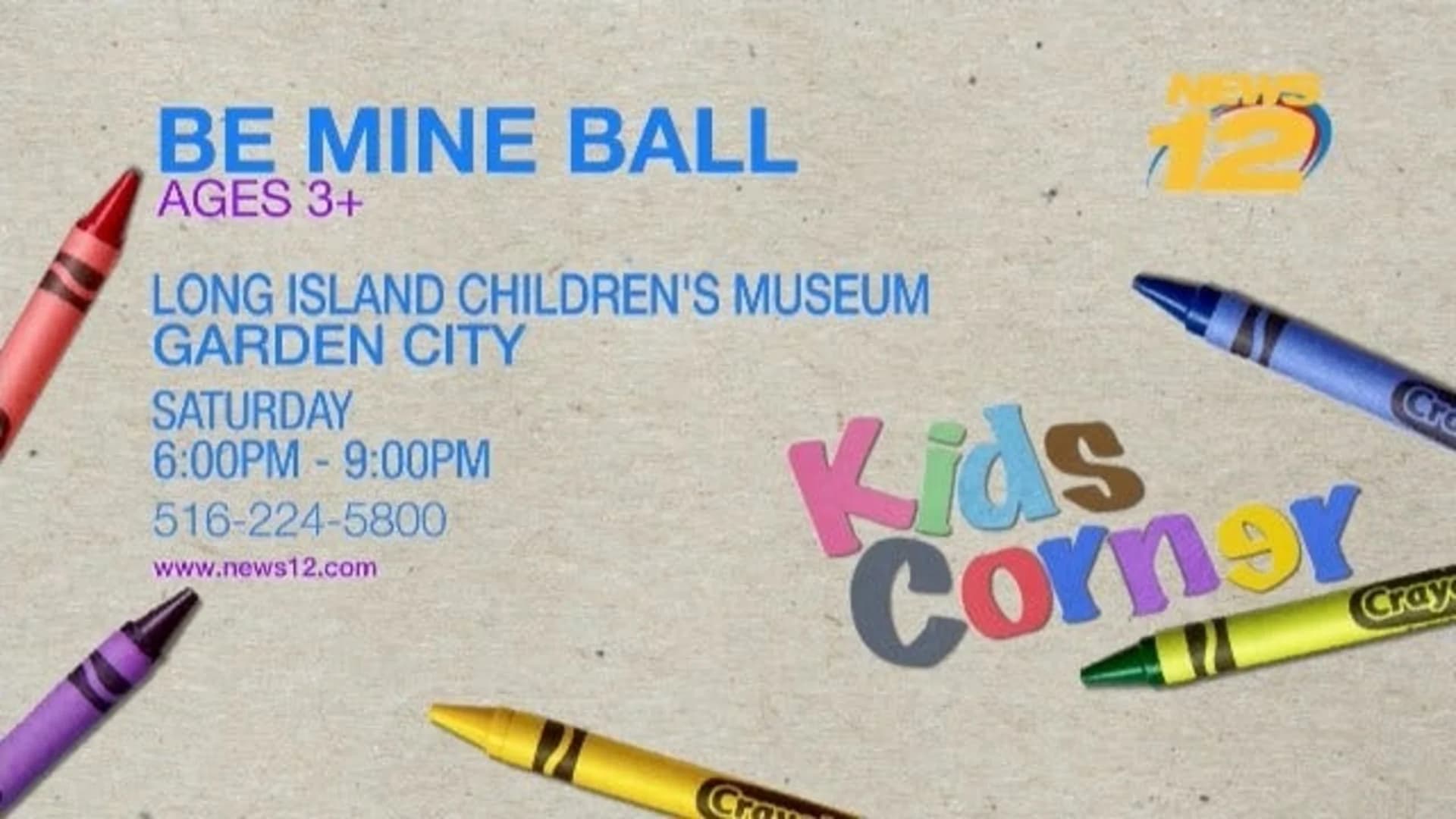 Kids Corner Events: Feb 9-10