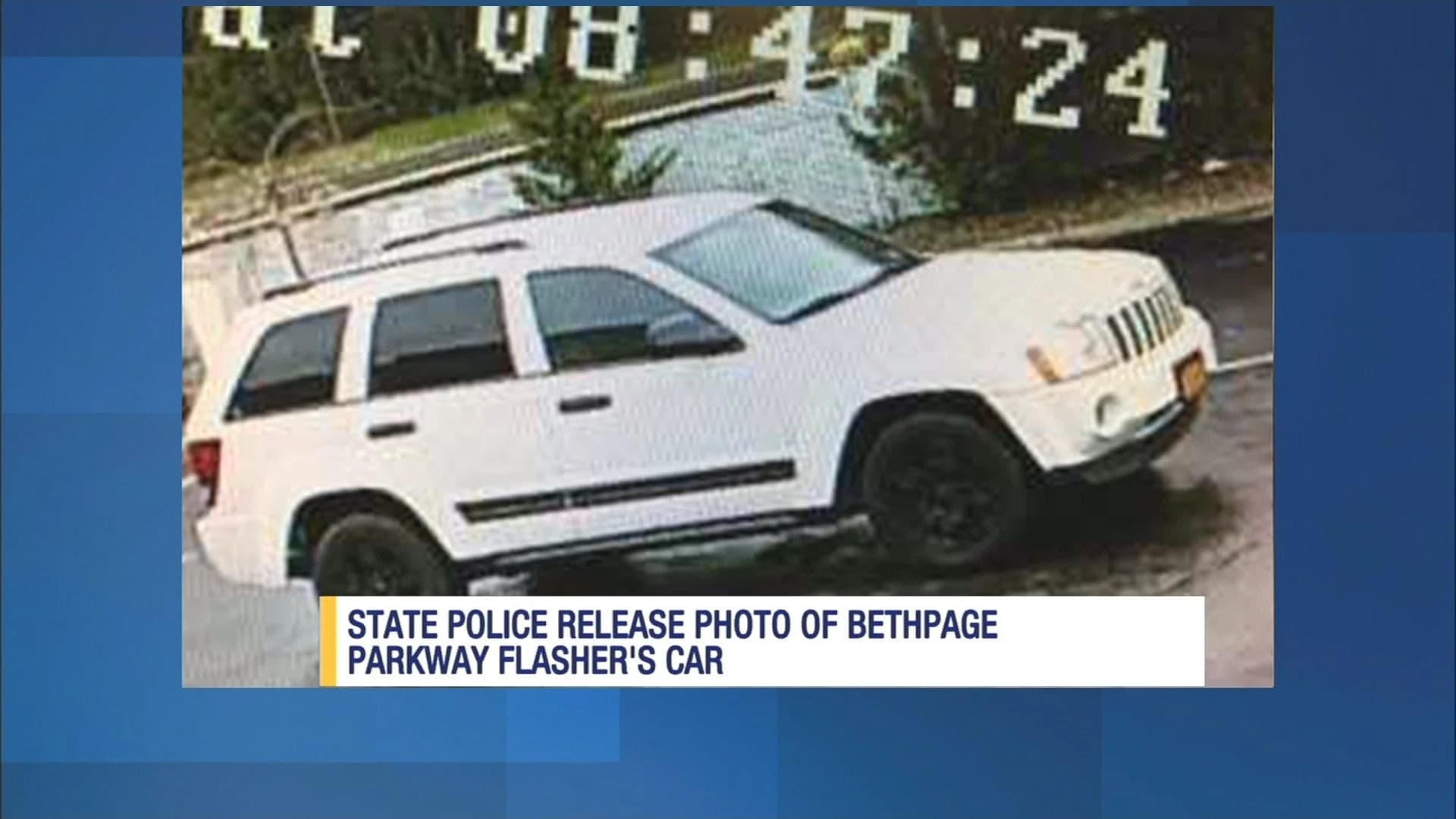 Police release pictures of SUV involved in parkway flasher incident