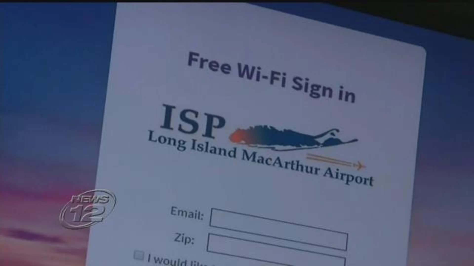 MacArthur airport rolls out free Wi-Fi at terminal
