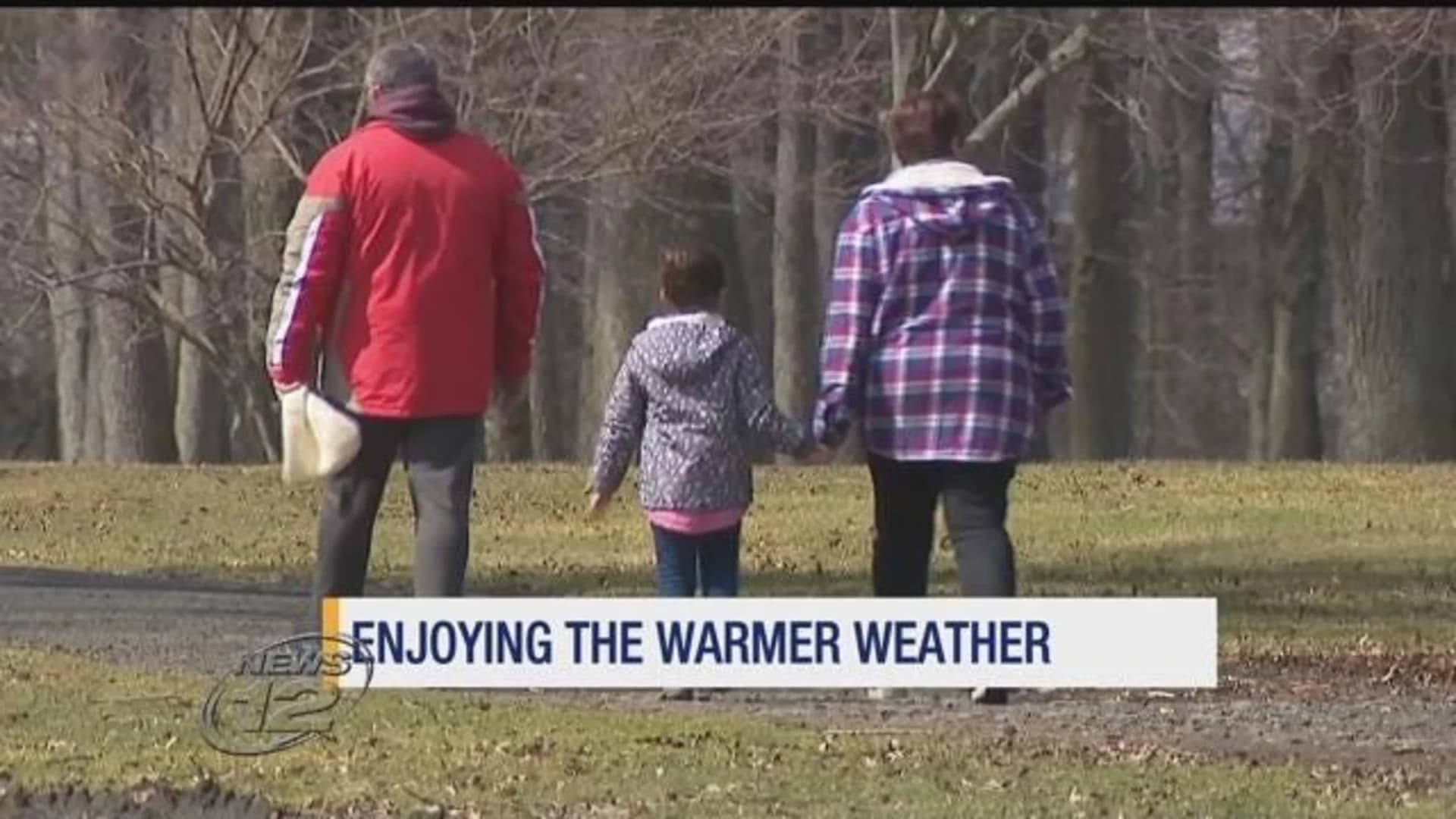 Warm weather brings families out to NJ parks