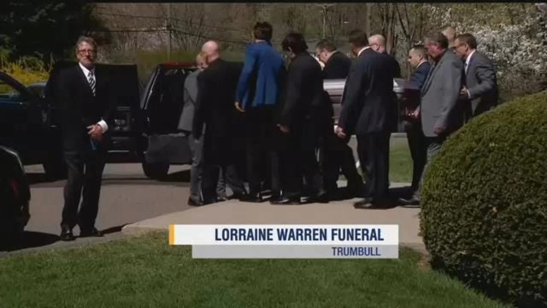 Funeral held for renowned paranormal investigator Lorraine Warren