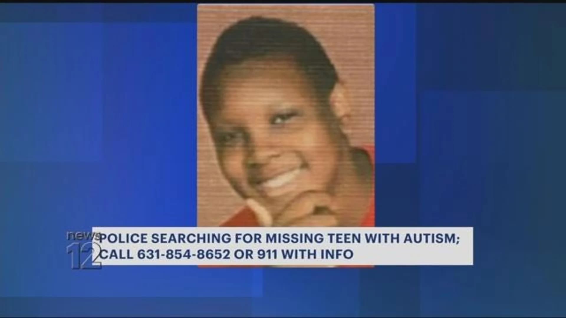 Police: Missing teen with autism has been found