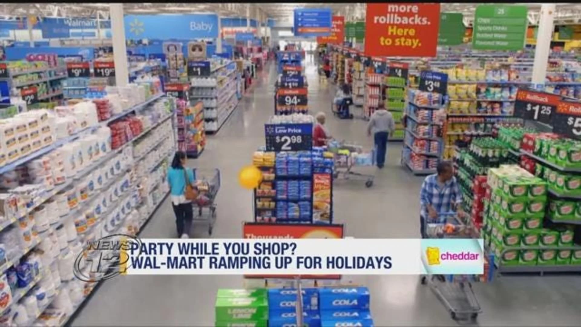 Cheddar Afternoon Business Update 11/1: Walmart to hold parties in store during holidays