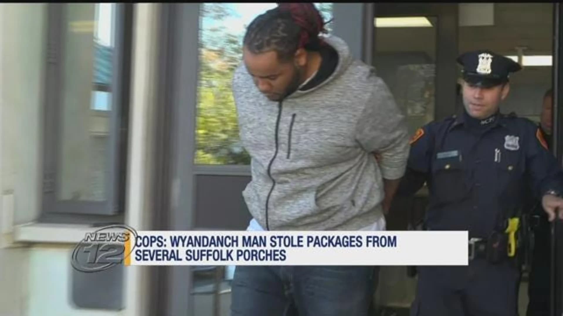 Man accused of stealing packages off porches of Suffolk homes