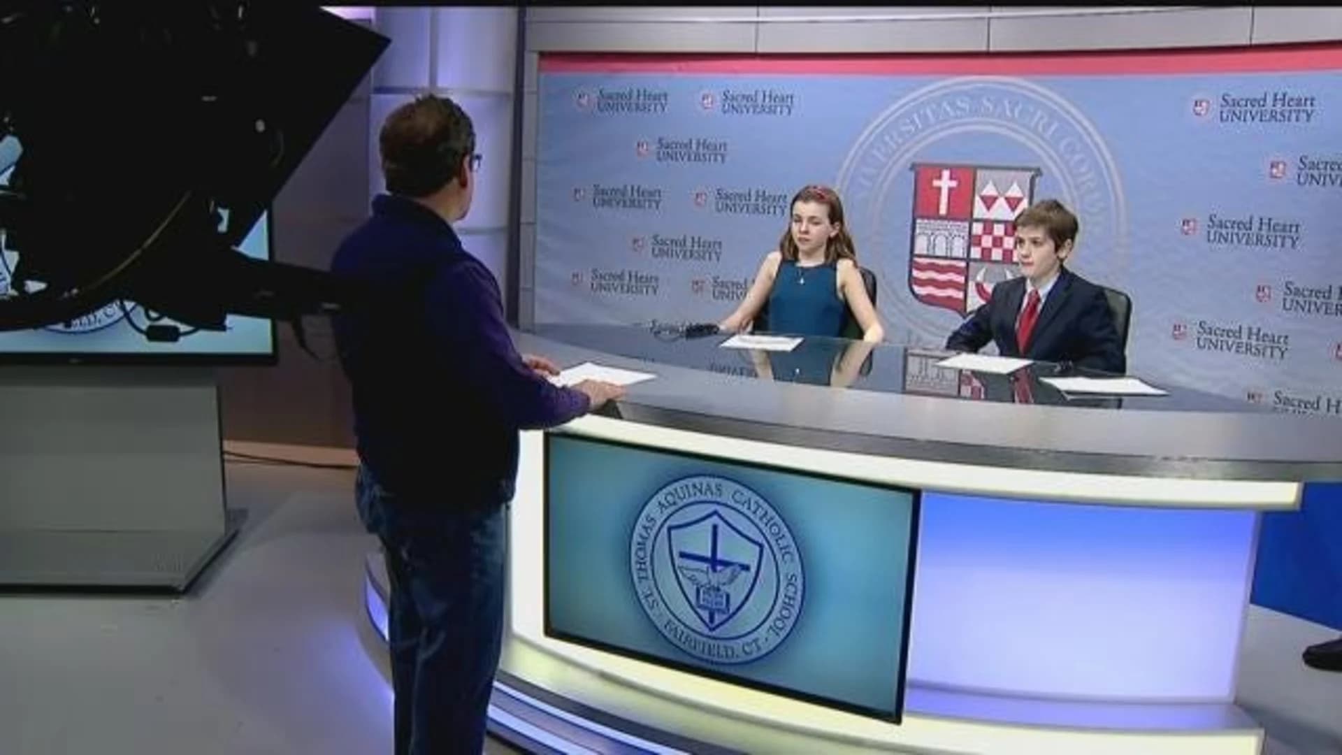 This just in: Students at Fairfield school become news broadcasters
