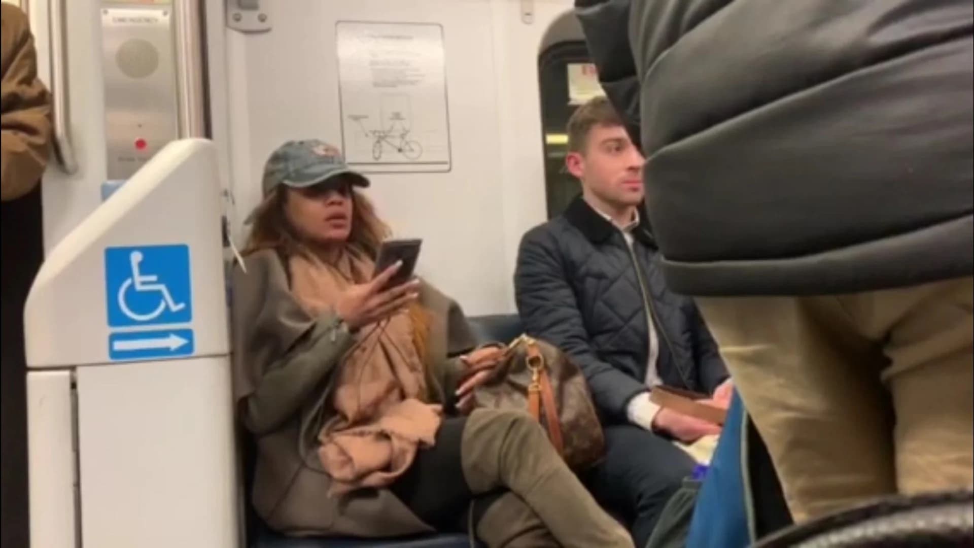 NJ Transit riders outraged over woman's refusal to move handbag