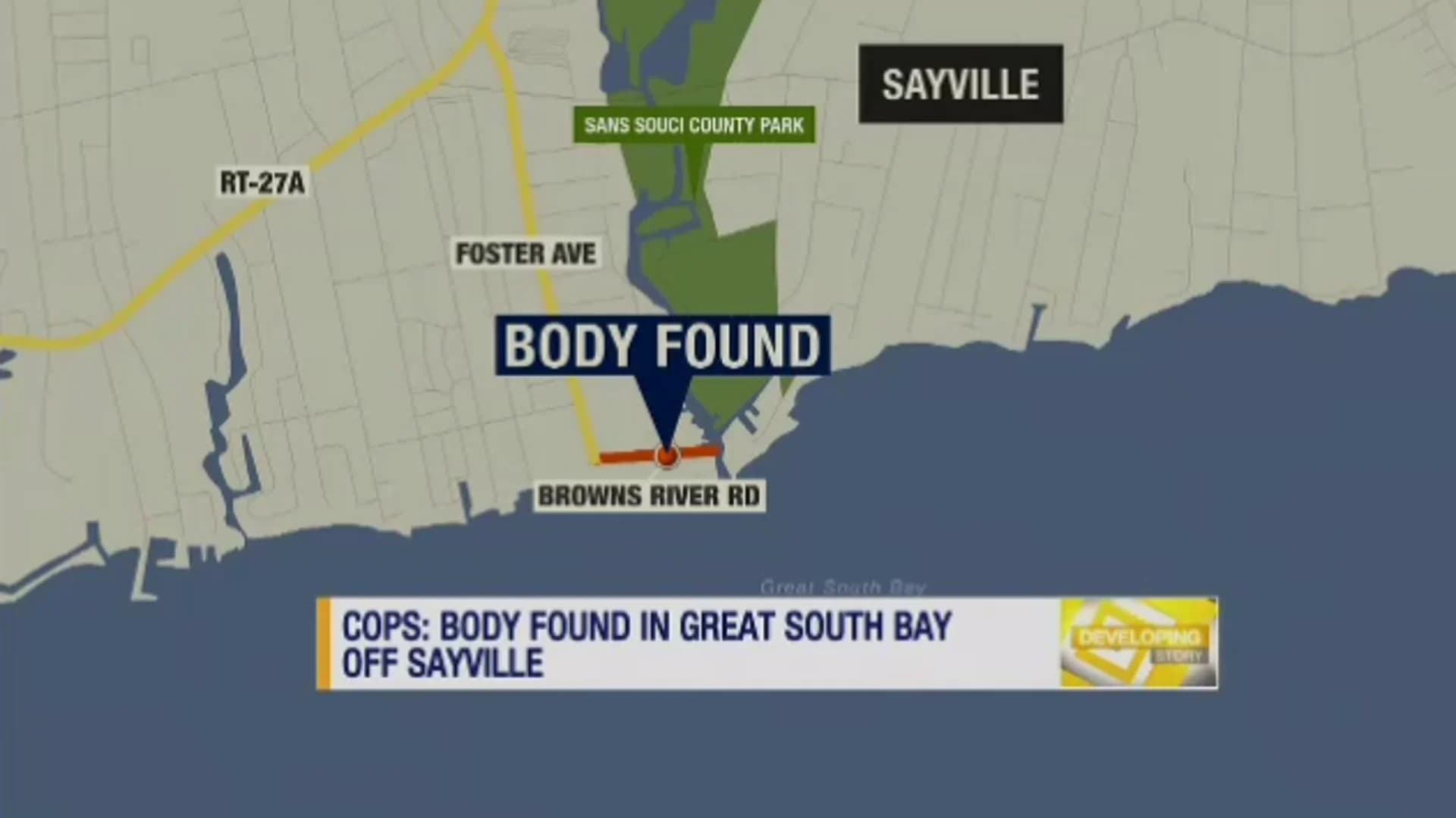 Police work to ID body of man found in water off Sayville
