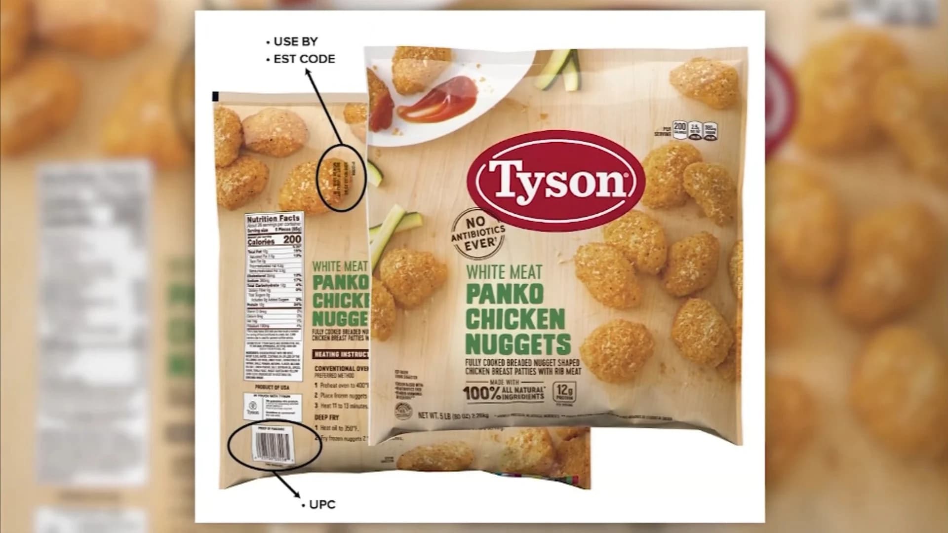 Tyson Foods recalls 36,000 pounds of chicken nuggets