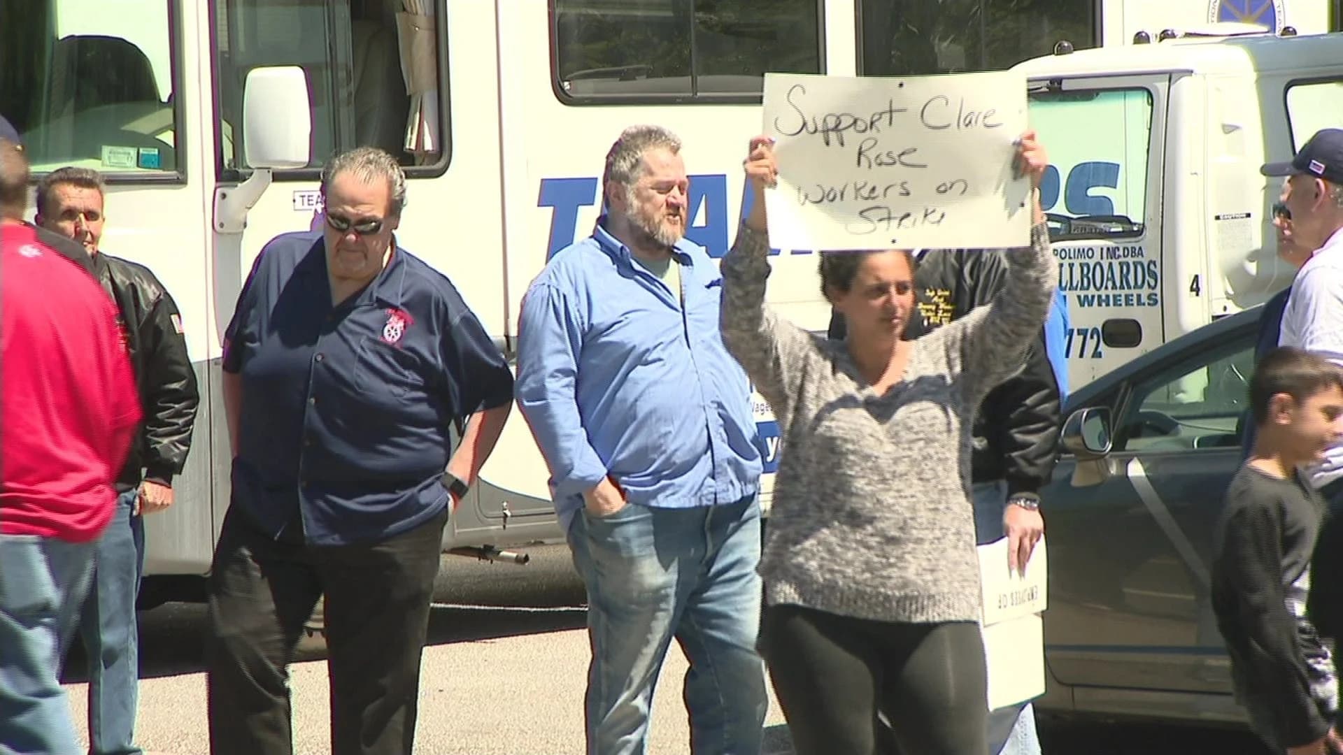 Clare Rose workers rally for support in Patchogue
