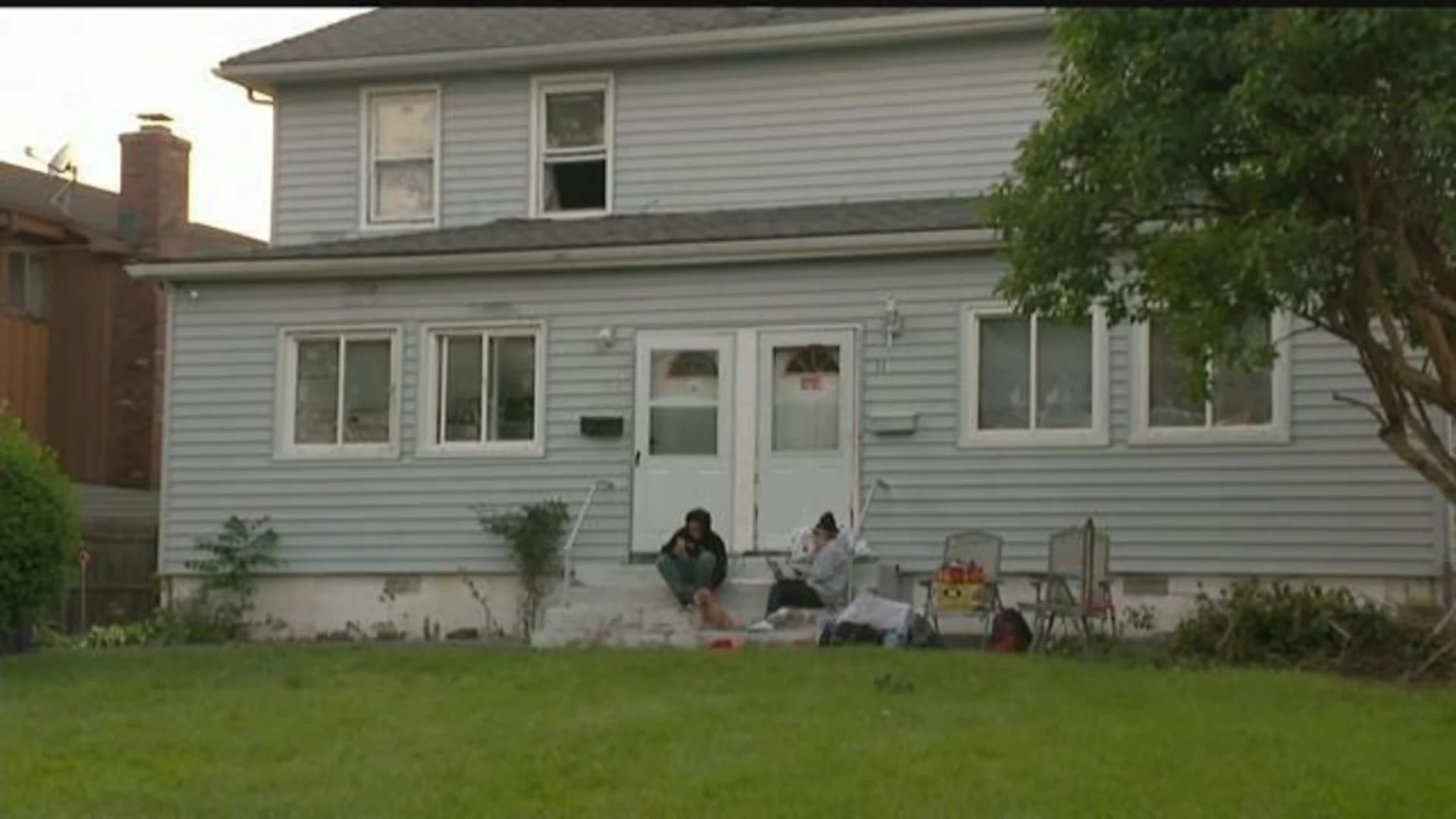 Fire breaks out at 2-family house in Stamford; man hospitalized