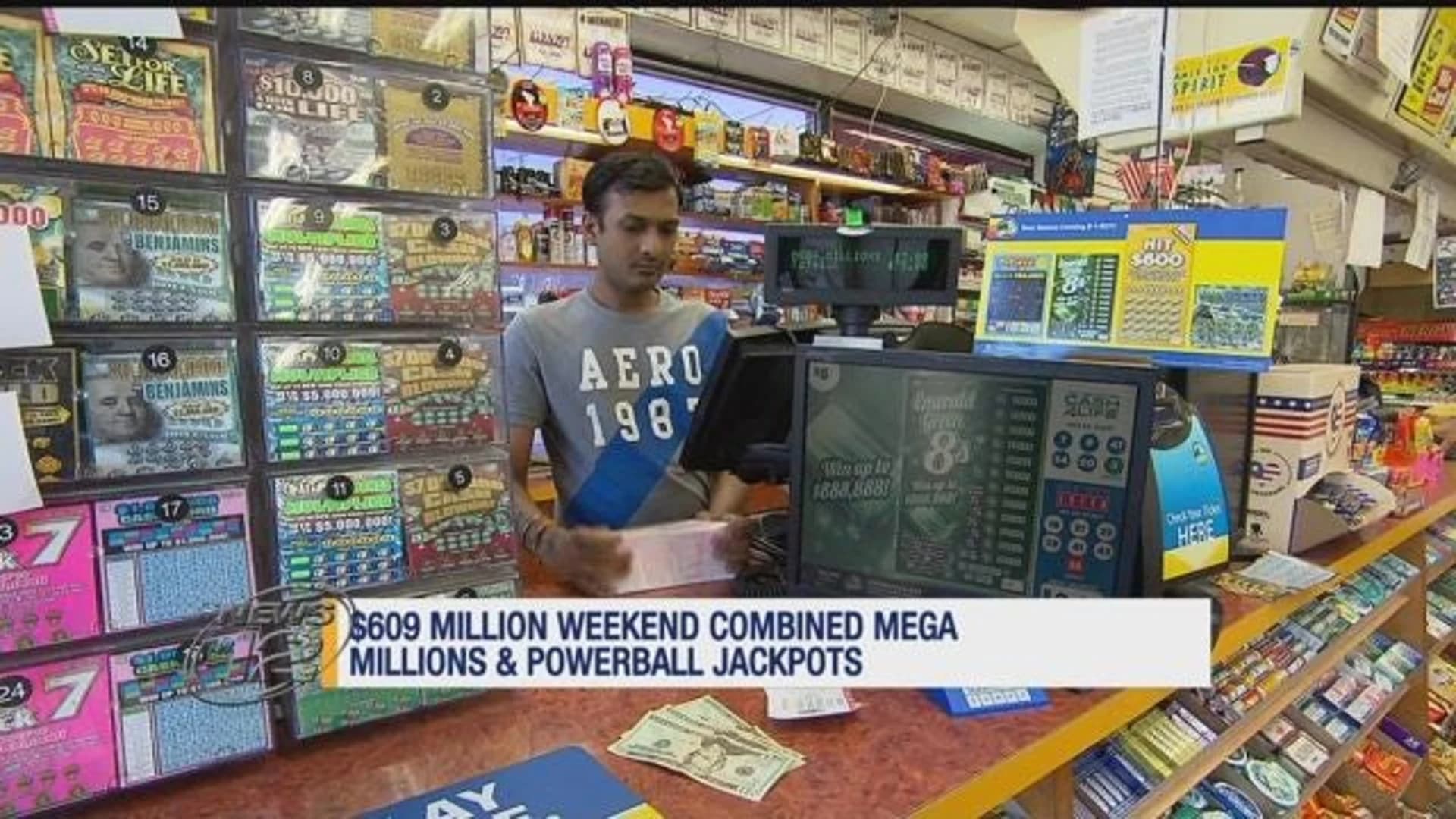 Jumbo Mega Millions, Powerball jackpots up for grabs