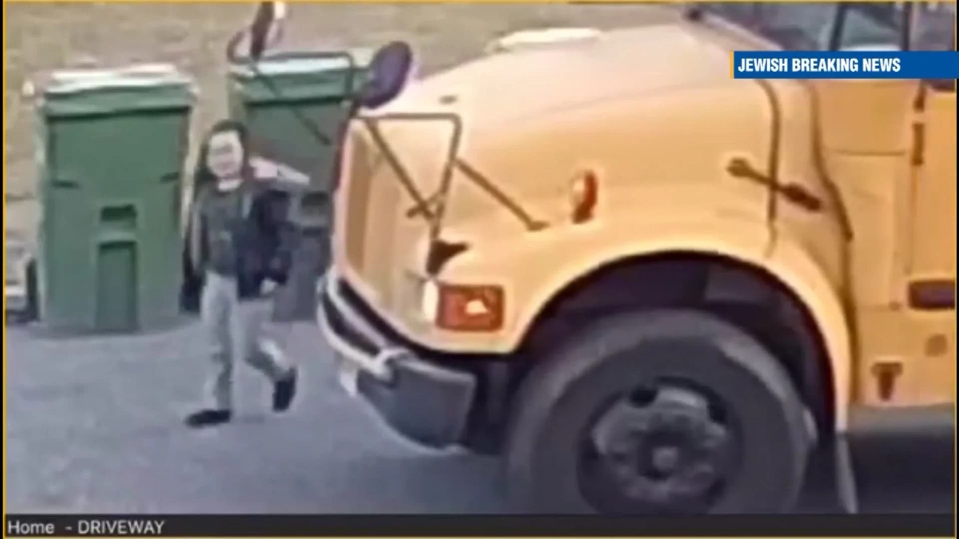 VIDEO: Student almost hit by bus that dropped him off; bus did not have safety arm