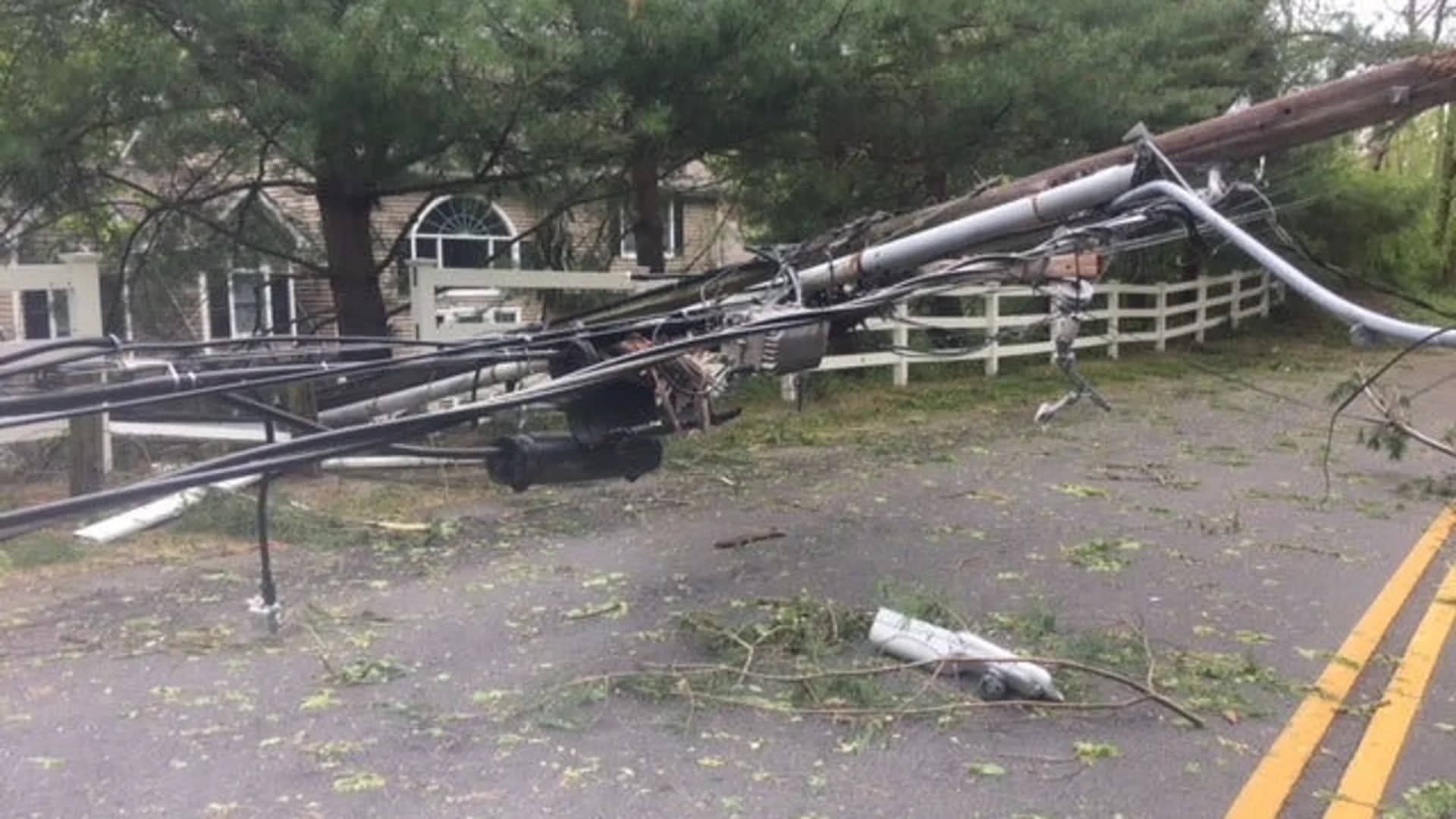 PHOTOS: Storm damage left behind in Connecticut