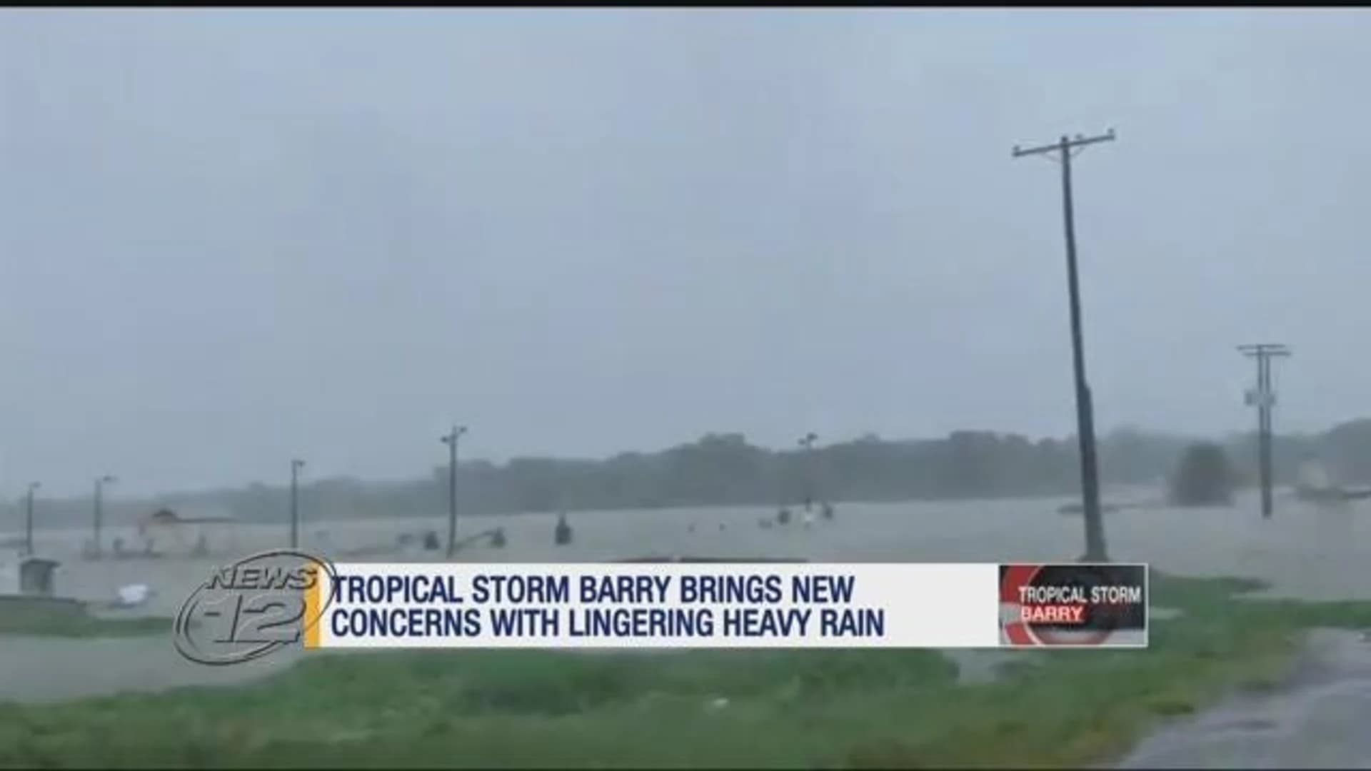 Gulf Coast keeps guard up as Barry continues drenching