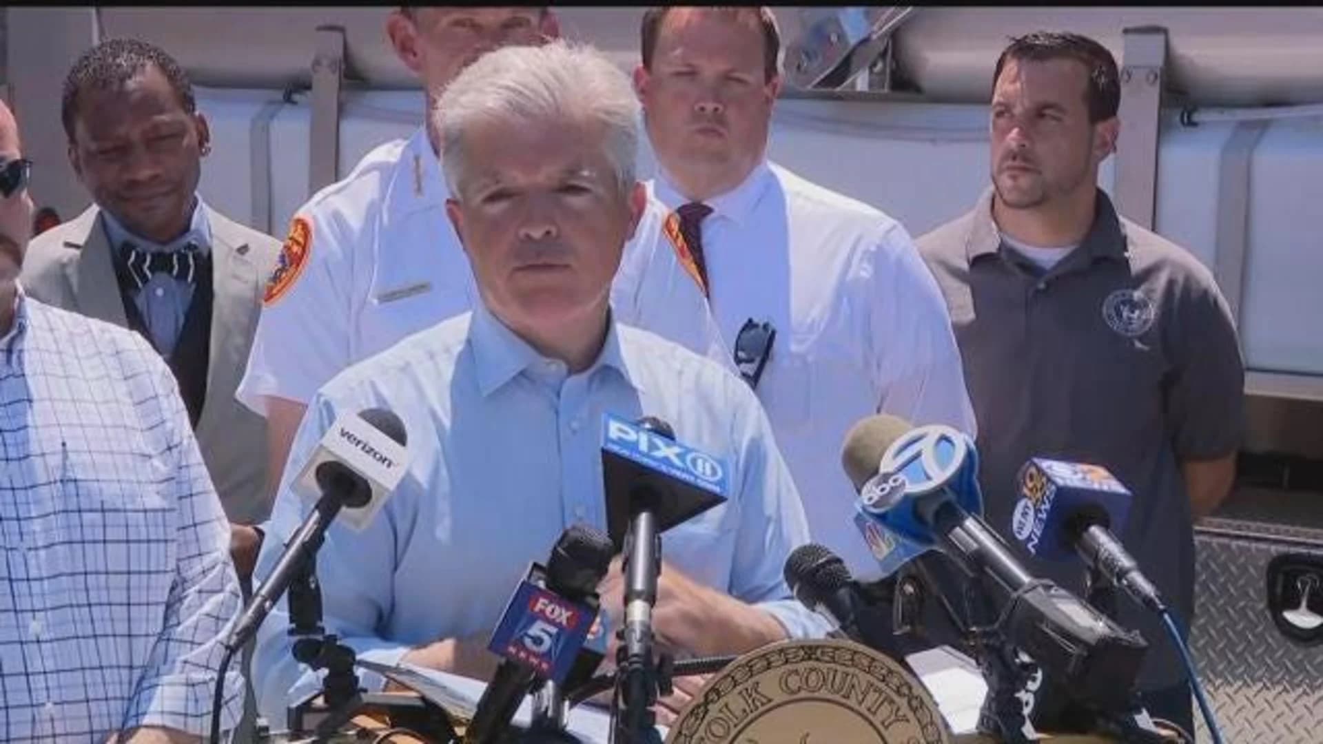 Suffolk officials give update on aftermath of damaging storms