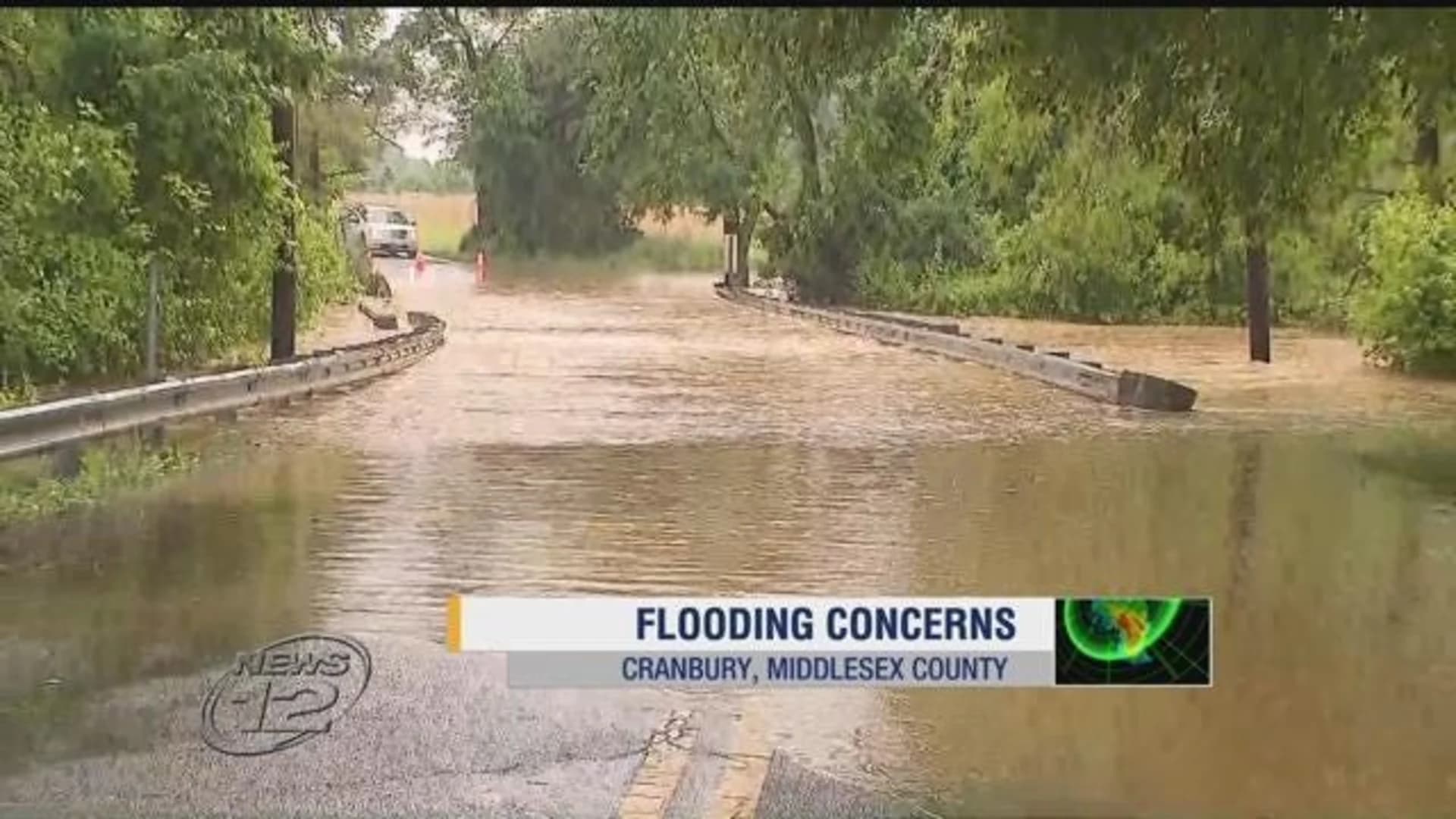 Heavy rains lead to flooding in parts of NJ