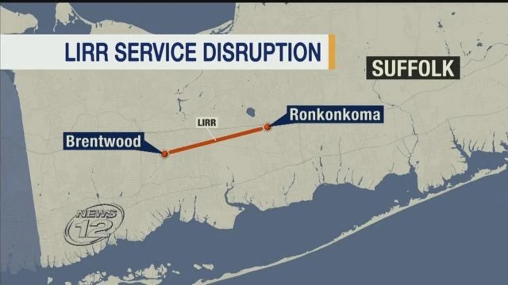 Buses replace trains for leg of LIRR line due to track work
