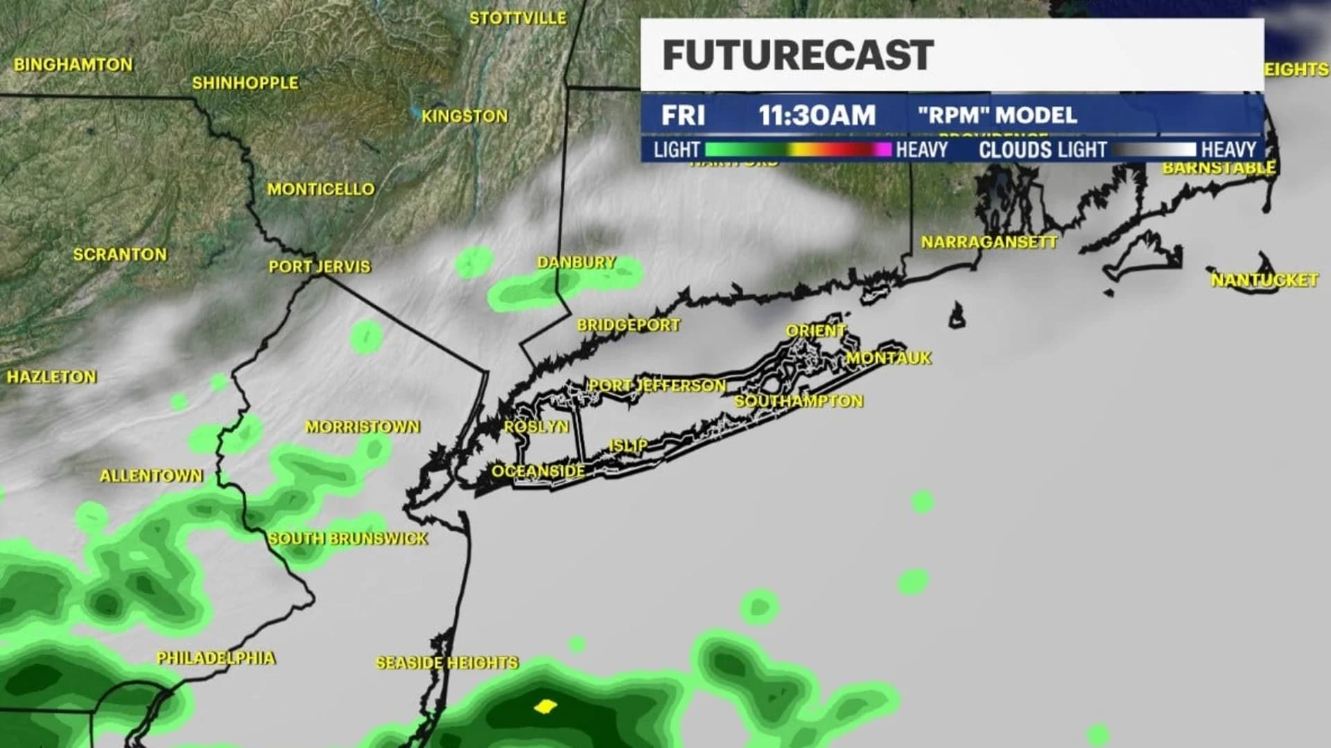 Hour-by-hour forecast: Early morning thunderstorms pop up across Long Island