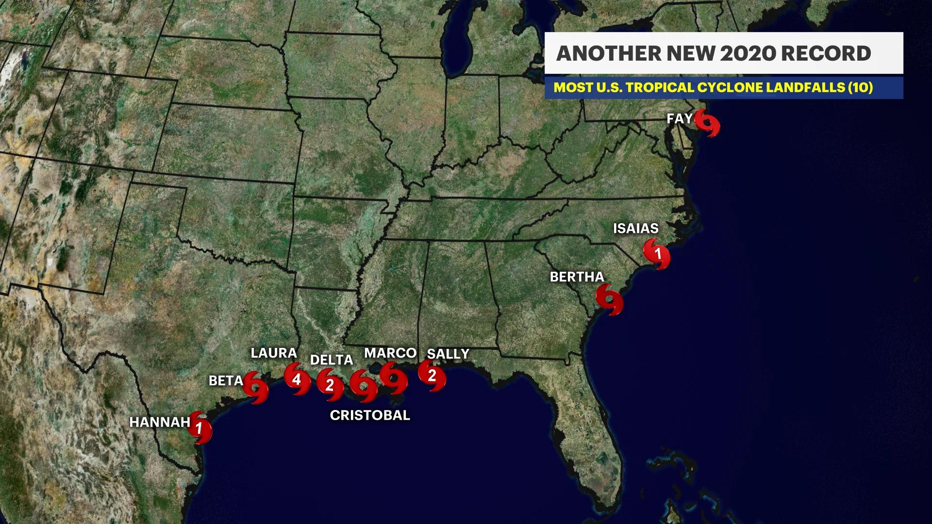 2020 hurricane season breaks a landmark record