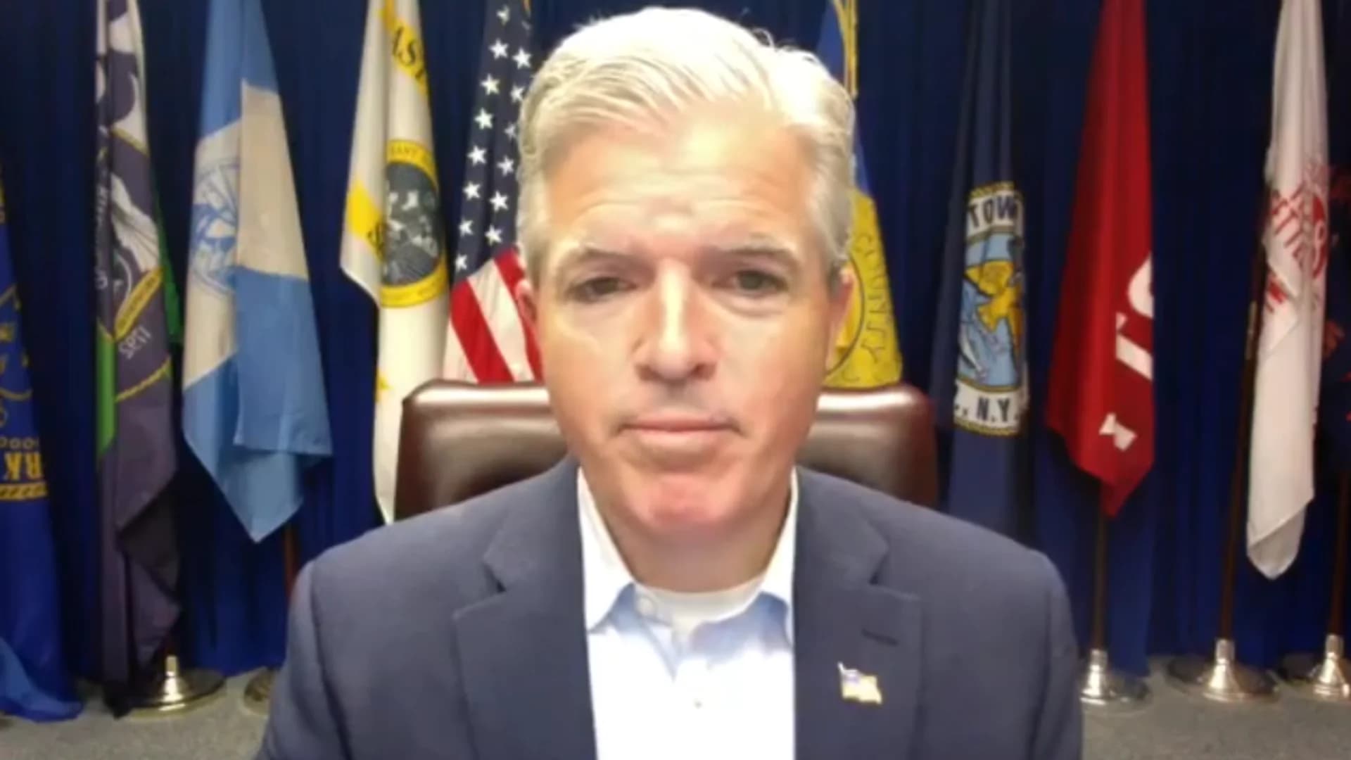 Bellone urges VA to allow flag placement at Suffolk cemeteries on Memorial Day