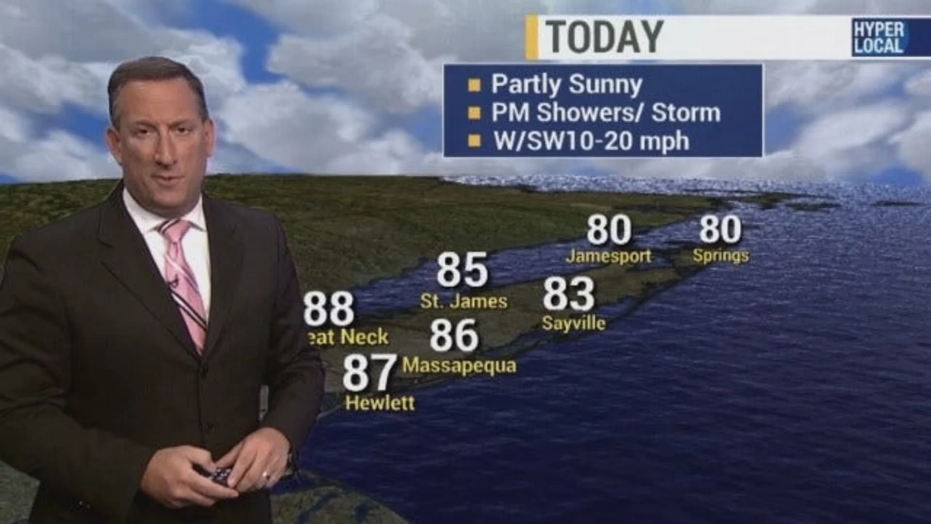 Long Island sees new daily record highs for several areas