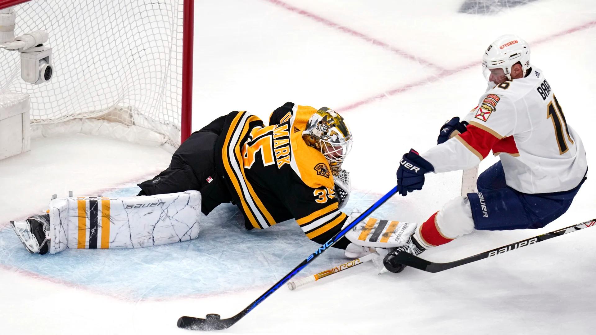 Panthers cool off Bruins 6-3, return to Florida tied 1-1