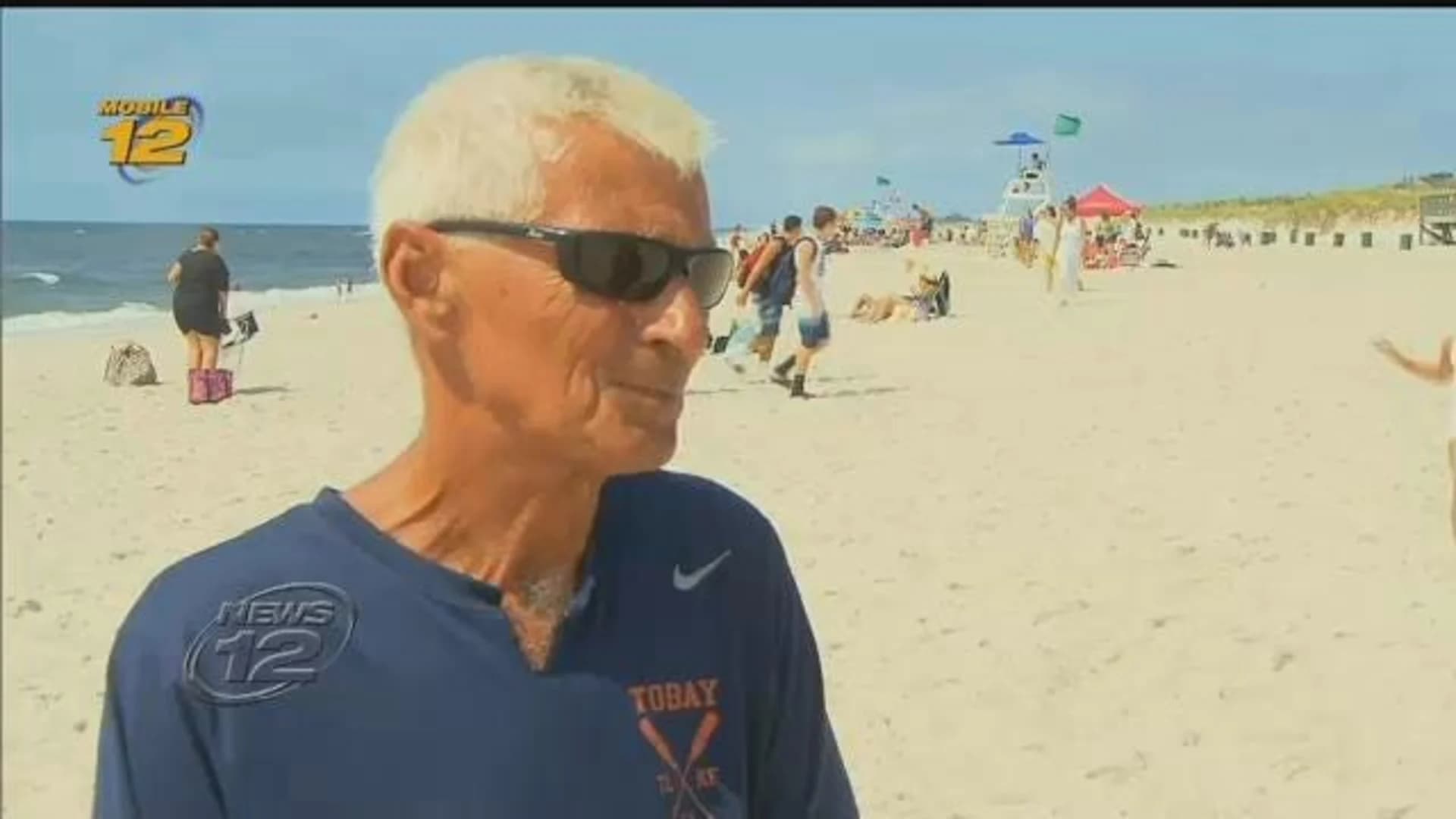 Longtime Oyster Bay lifeguard honored at Tobay Beach