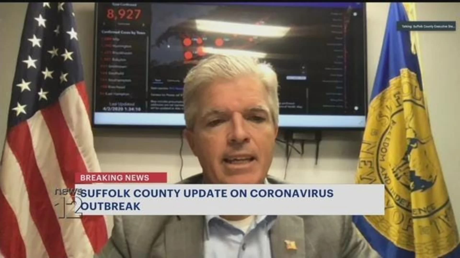 Bellone: COVID-19 hospitalizations in Suffolk top 1,000 for first time; death toll at 84