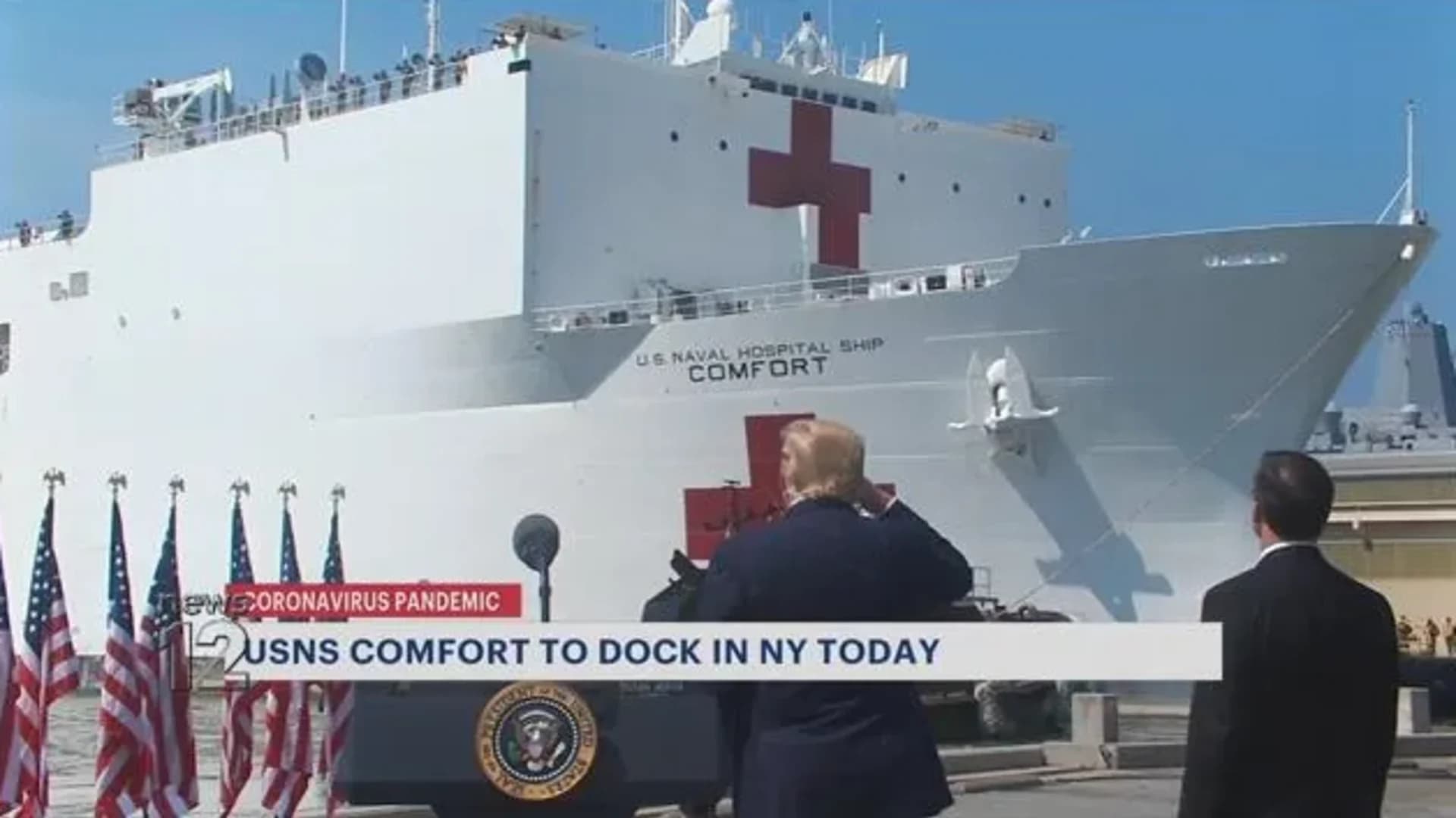 1,000-bed US Navy hospital ship heading to New York City for coronavirus aid