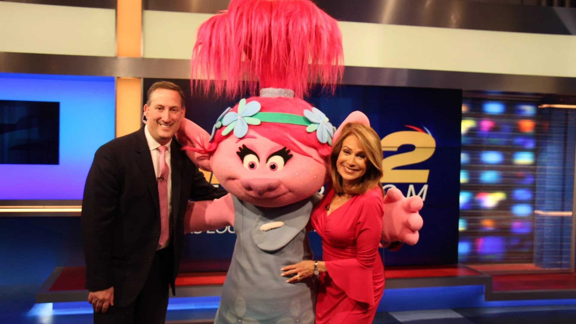 The Trolls Experience comes to News 12 studios