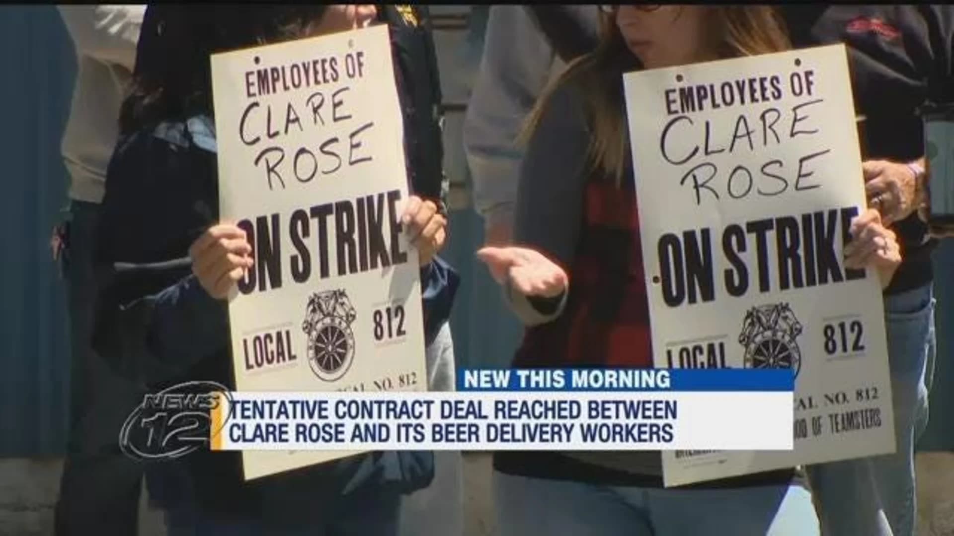 Tentative deal reached between Clare Rose, beer delivery workers