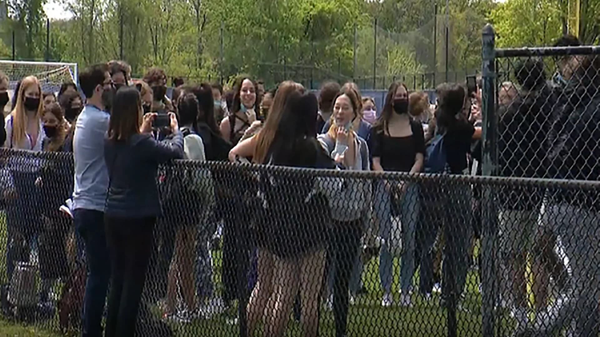 Manhasset students walk out to demand removal of superintendent over sexual harassment allegations